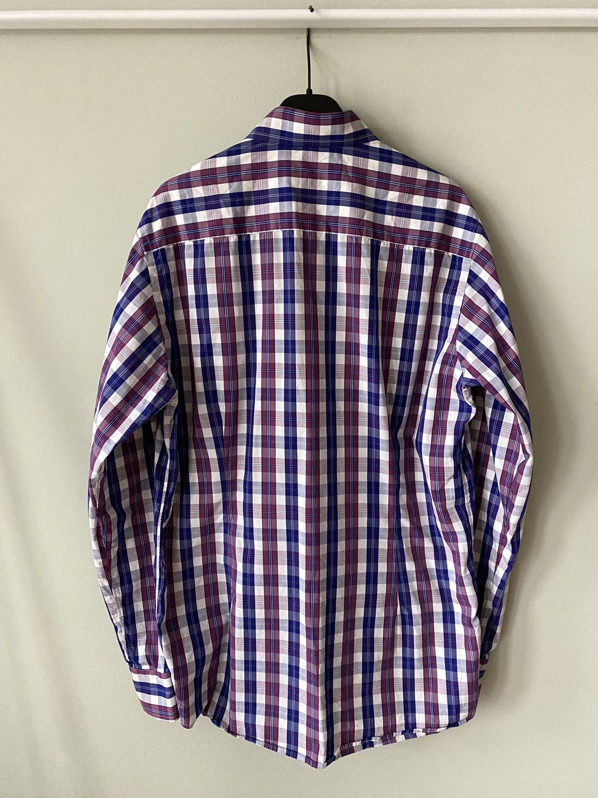 Designer Eton Contemporary check ls shirt Size US M / EU 48-50 / 2 - 2 Thumbnail