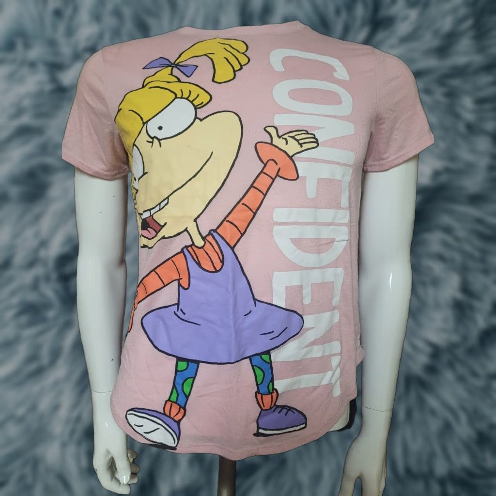 Nickelodeon VINTAGE Womens Jrs Large Retro 90s Rugrats Angelica Confident T Shirt Large 11-13 Nice Size L / US 10 / IT 46 - 1 Thumbnail
