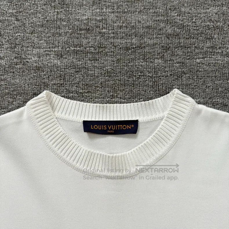 Louis Vuitton Louis Vuitton White Pin Short Sleeve Size US XS / EU 42 / 0 - 2 Thumbnail