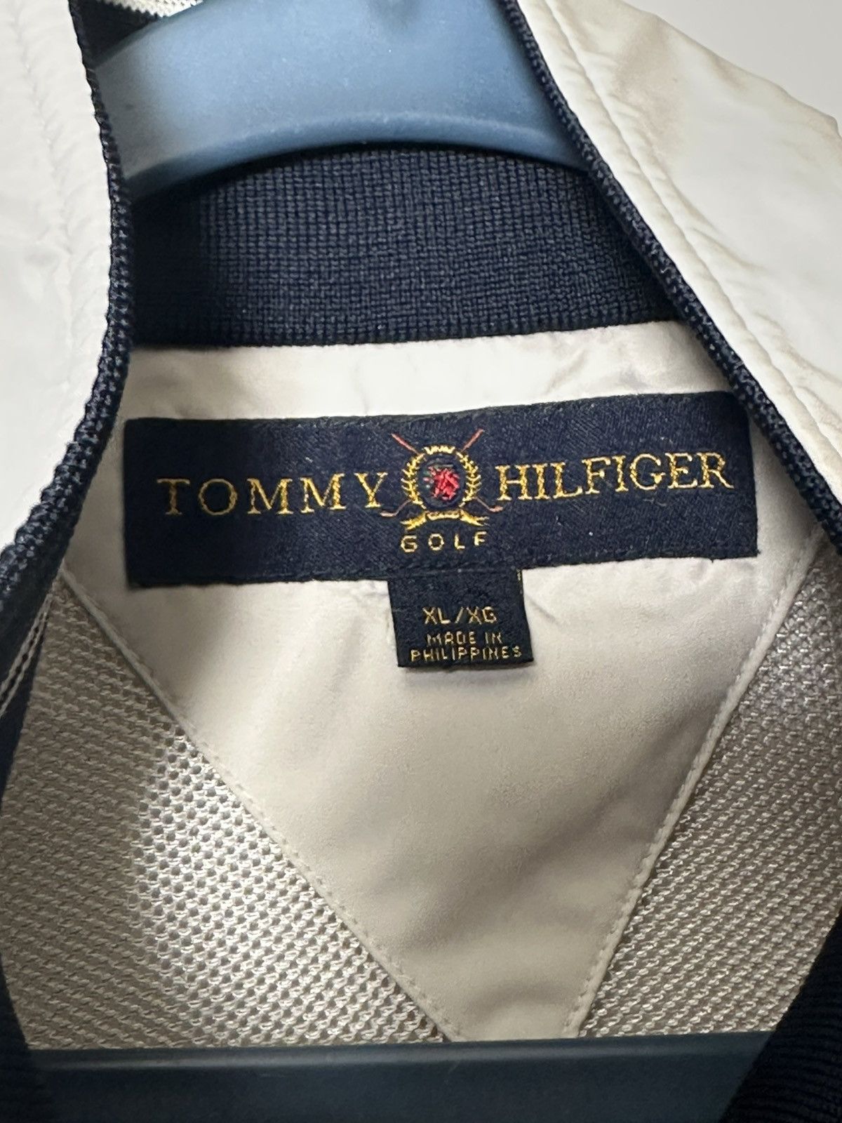 Tommy Hilfiger Cream Tommy Hilfiger Golf Zip Up Size US XL / EU 56 / 4 - 3 Thumbnail