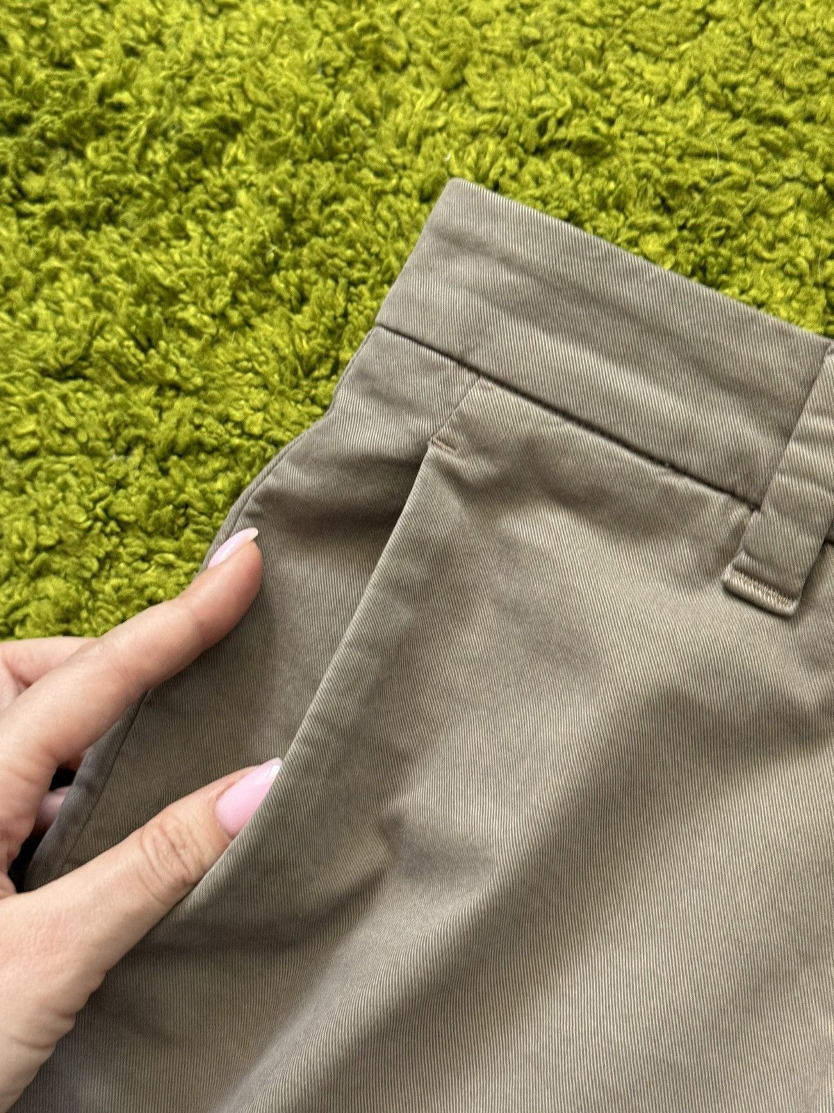 Brunello Cucinelli × Designer Brunello Cucinelli khaki cotton pants Size 26" / US 2 / IT 38 - 5 Thumbnail