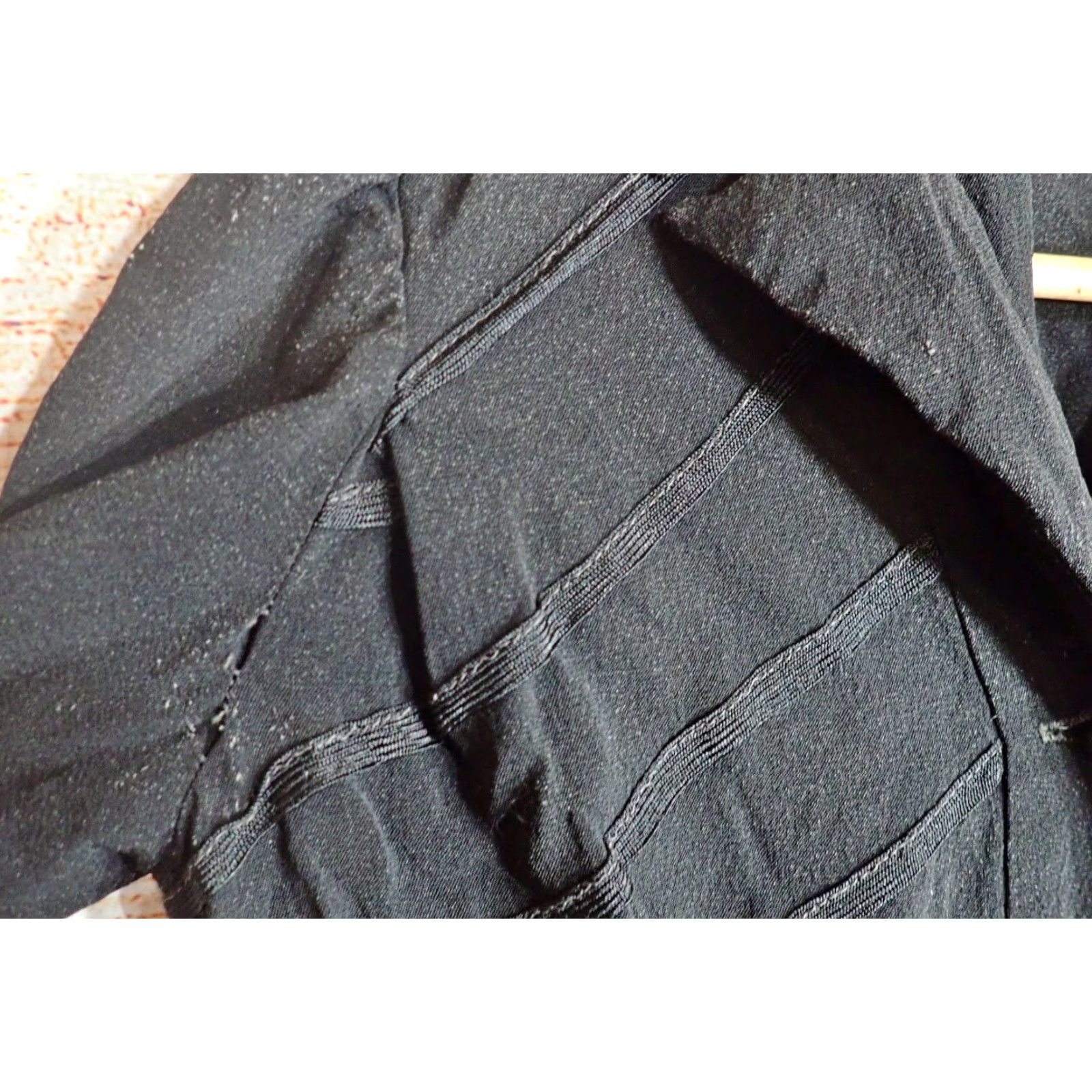 Vintage VINTAGE Rare 1930's 40's Womens XS Black Rayon Wool? Dress Rhinestone Button Maxi 32" 38" 24" Waist 26" Decade 1940s Clubwear Mens Womens Girls Size XS / US 0-2 / IT 36-38 - 5 Thumbnail