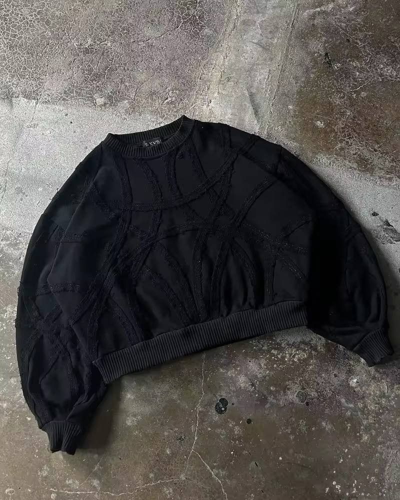 Japanese Brand × Vintage retro long-sleeve sweater. Size US XL / EU 56 / 4 - 3 Thumbnail
