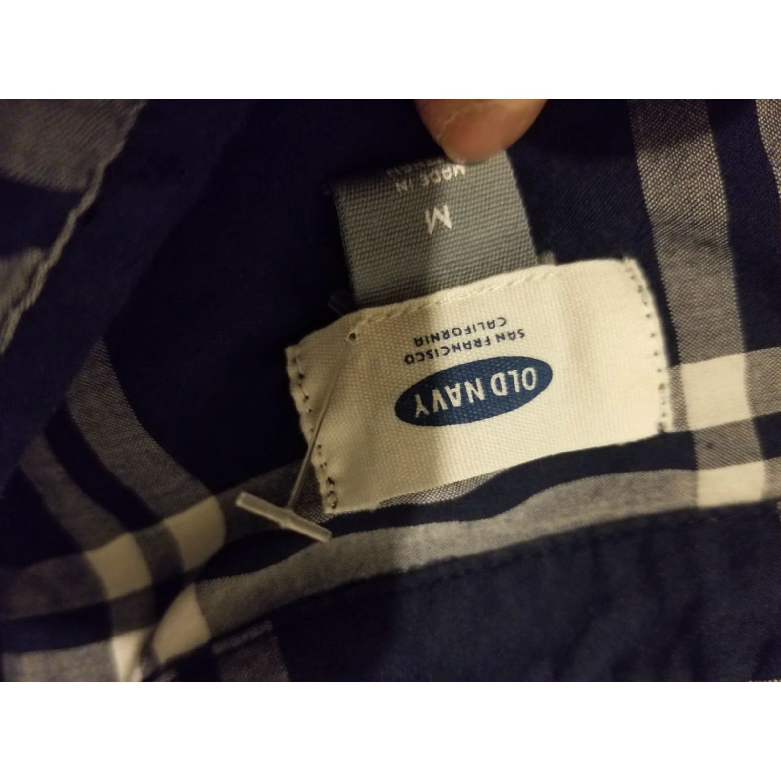 Old Navy VINTAGE Old Navy Shirt Womens Medium Blue Cotton Blouse Size M / US 6-8 / IT 42-44 - 5 Thumbnail