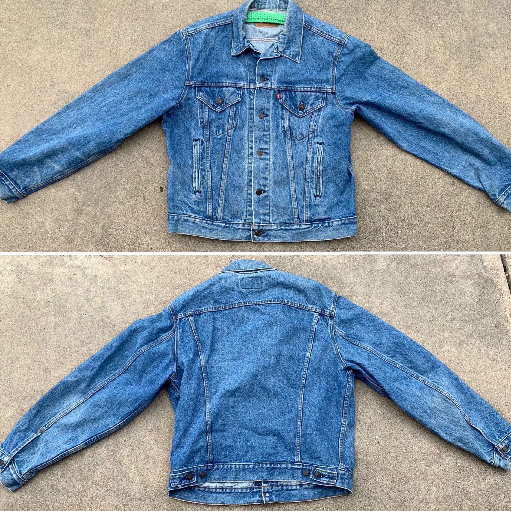 Levi's VINTAGE Levi's denim jacket trucker western Made in USA Size 46 L Blue Jeans/Trucker Regular Mens 80s 90s Cowboy Western Retro Size US 30 / EU 46 - 4 Thumbnail