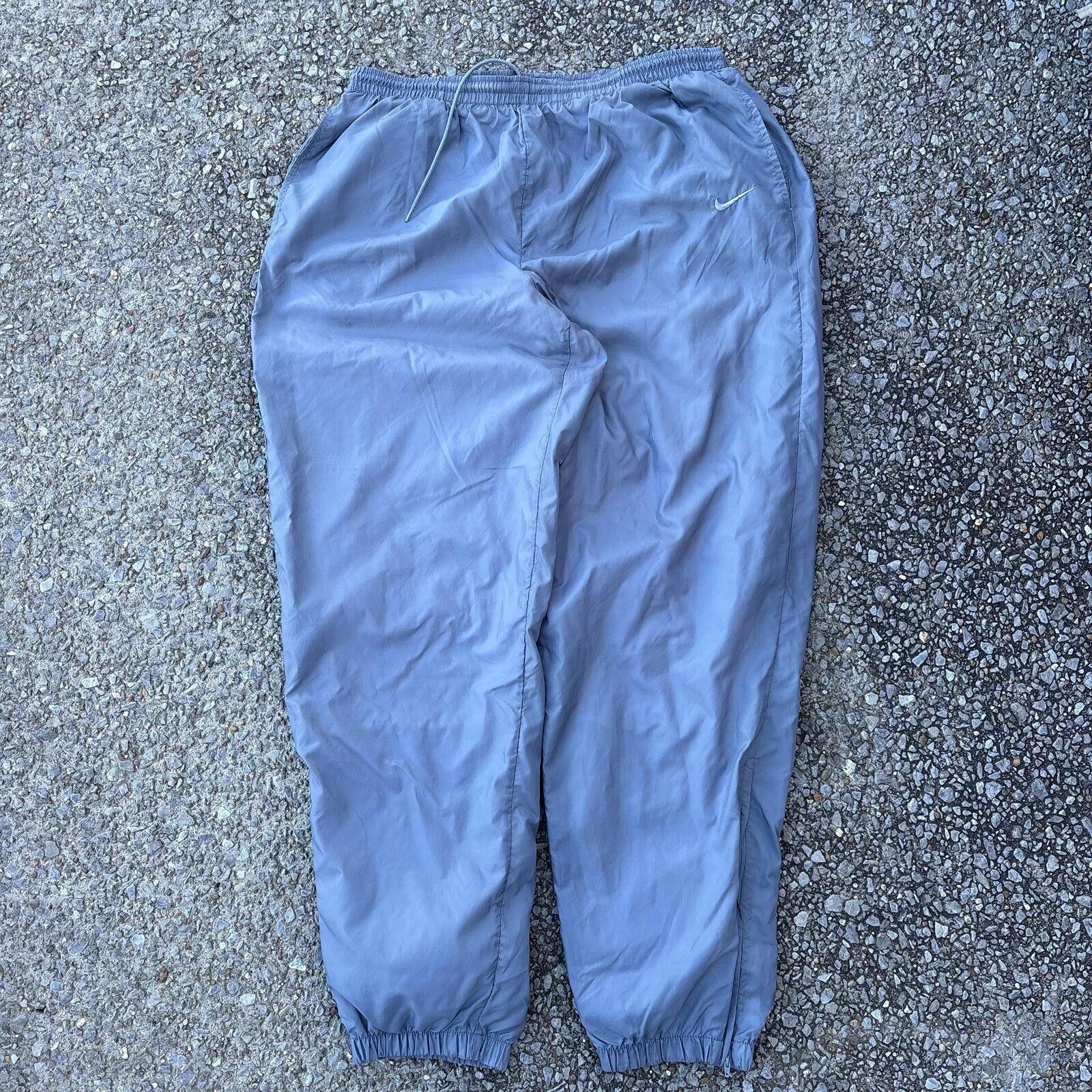 Nike Vintage 90s gray Nike track pants Size ONE SIZE - 1 Thumbnail