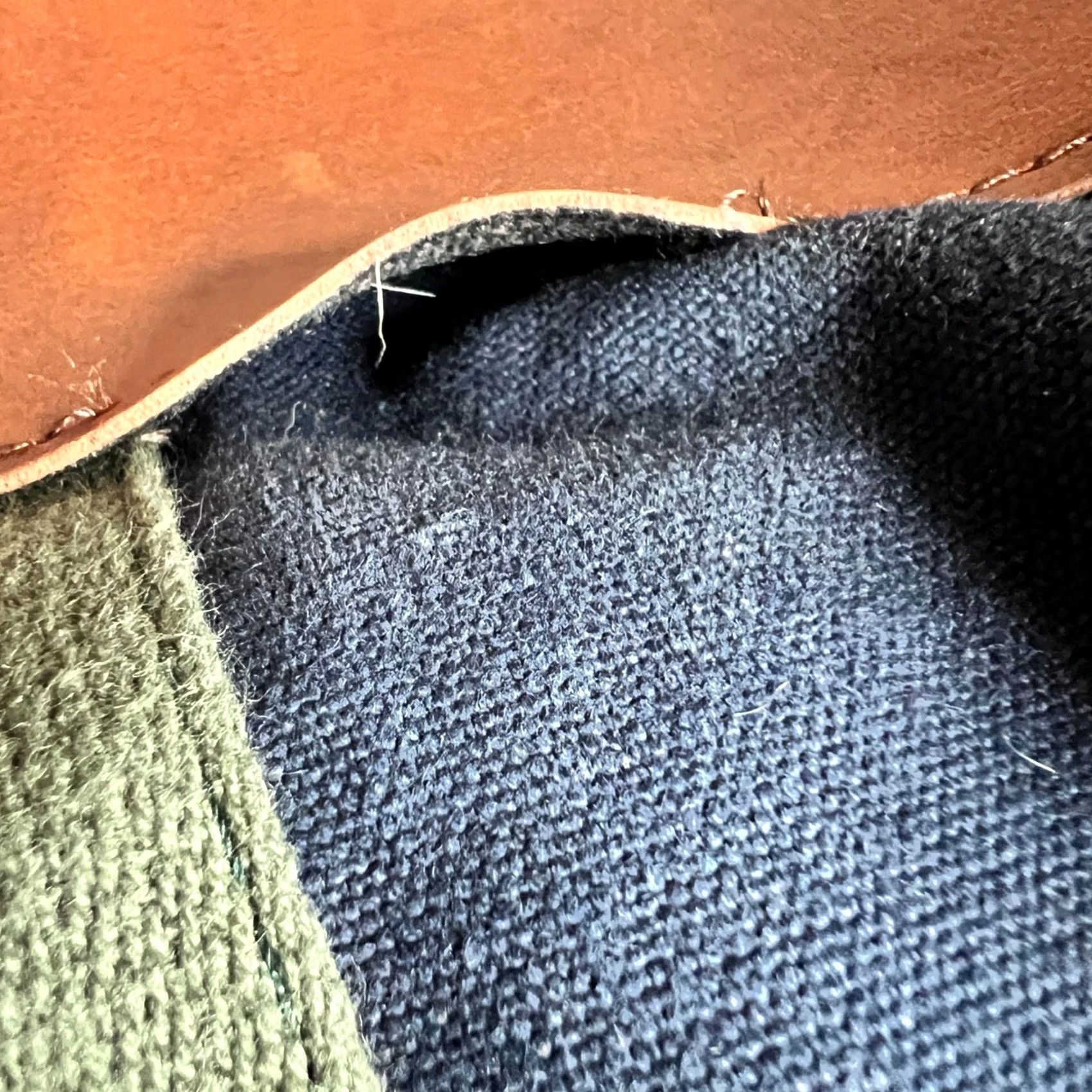 Vintage VINTAGE LL Bean Canvas Leather Duffle Bag Navy Blue Travel Weekend Bag RCGM Size ONE SIZE - 3 Thumbnail