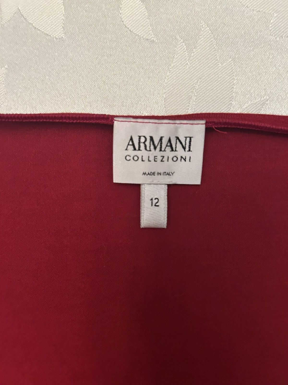Armani Collezioni Red Armani Blouse Size XL / US 12-14 / IT 48-50 - 3 Thumbnail