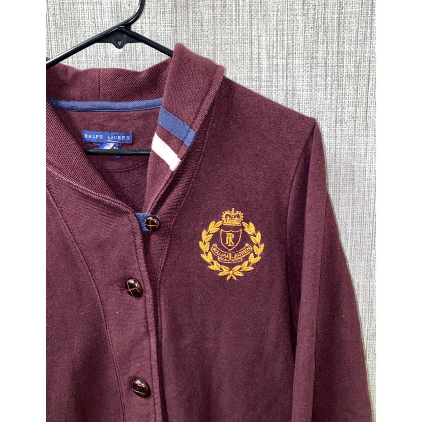 Ralph Lauren Ralph Lauren Women's Red Long Sleeve Button Front Cardigan Jacket Medium Size M / US 6-8 / IT 42-44 - 2 Thumbnail