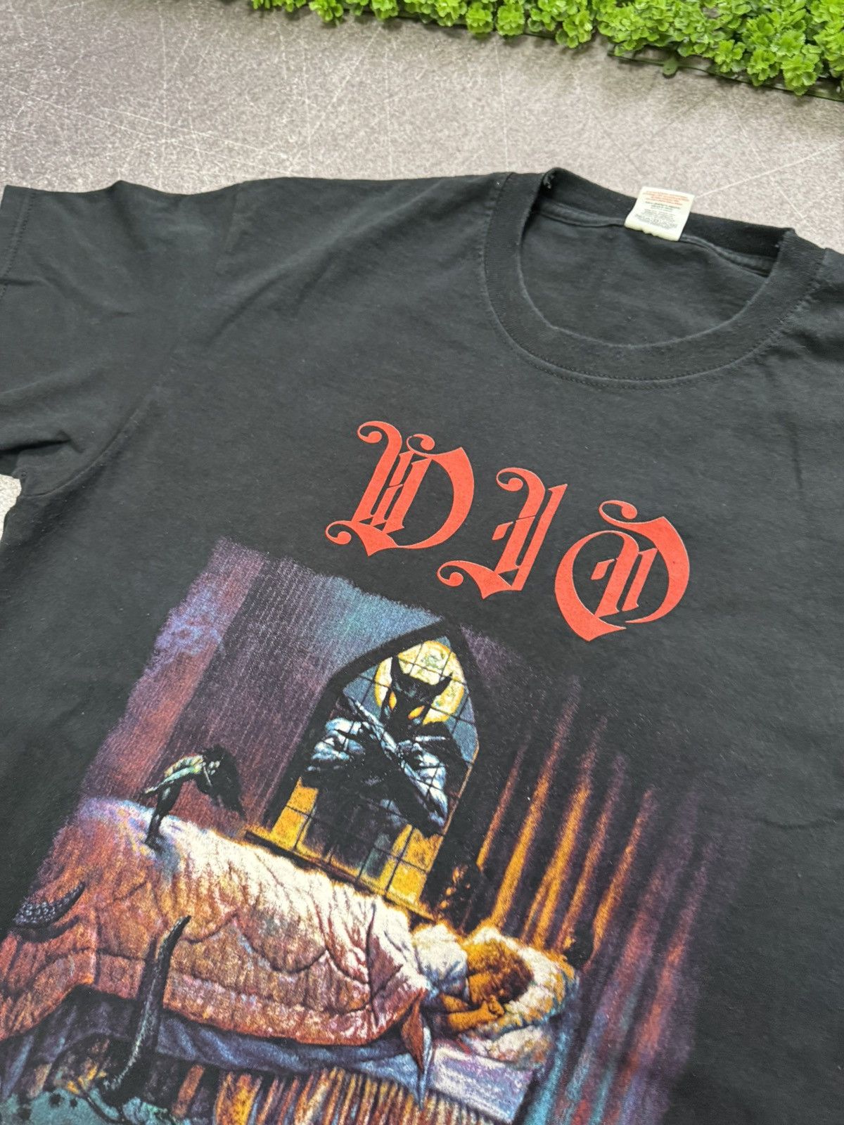 Vintage Vintage Dio T Shirt Rock Band Dream Evil Rock Band Size US L / EU 52-54 / 3 - 8 Thumbnail