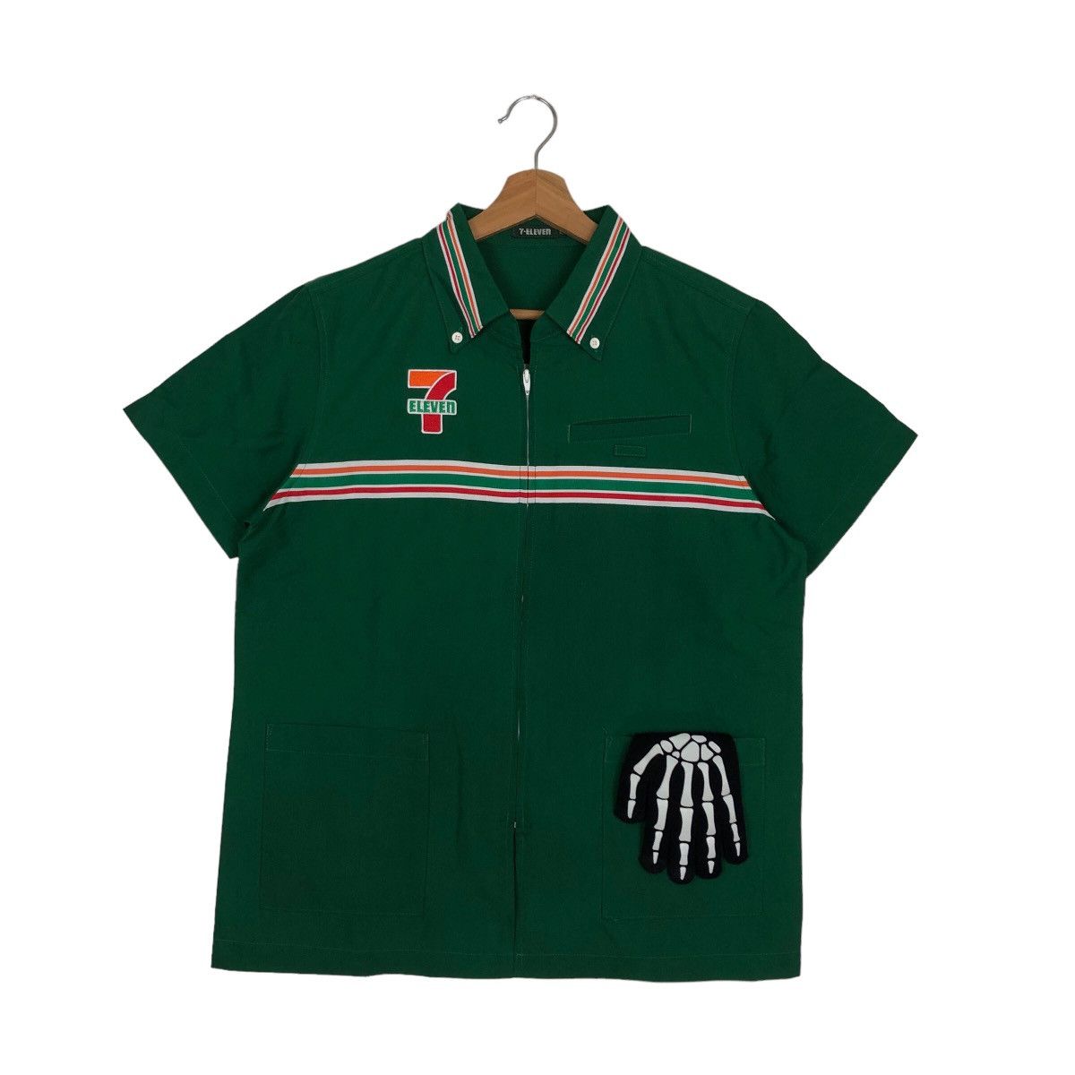 Japanese Brand 🔥VINTAGE WORK JACKET 7 - ELEVEN BIG LOGO Size US M / EU 48-50 / 2 - 1 Thumbnail