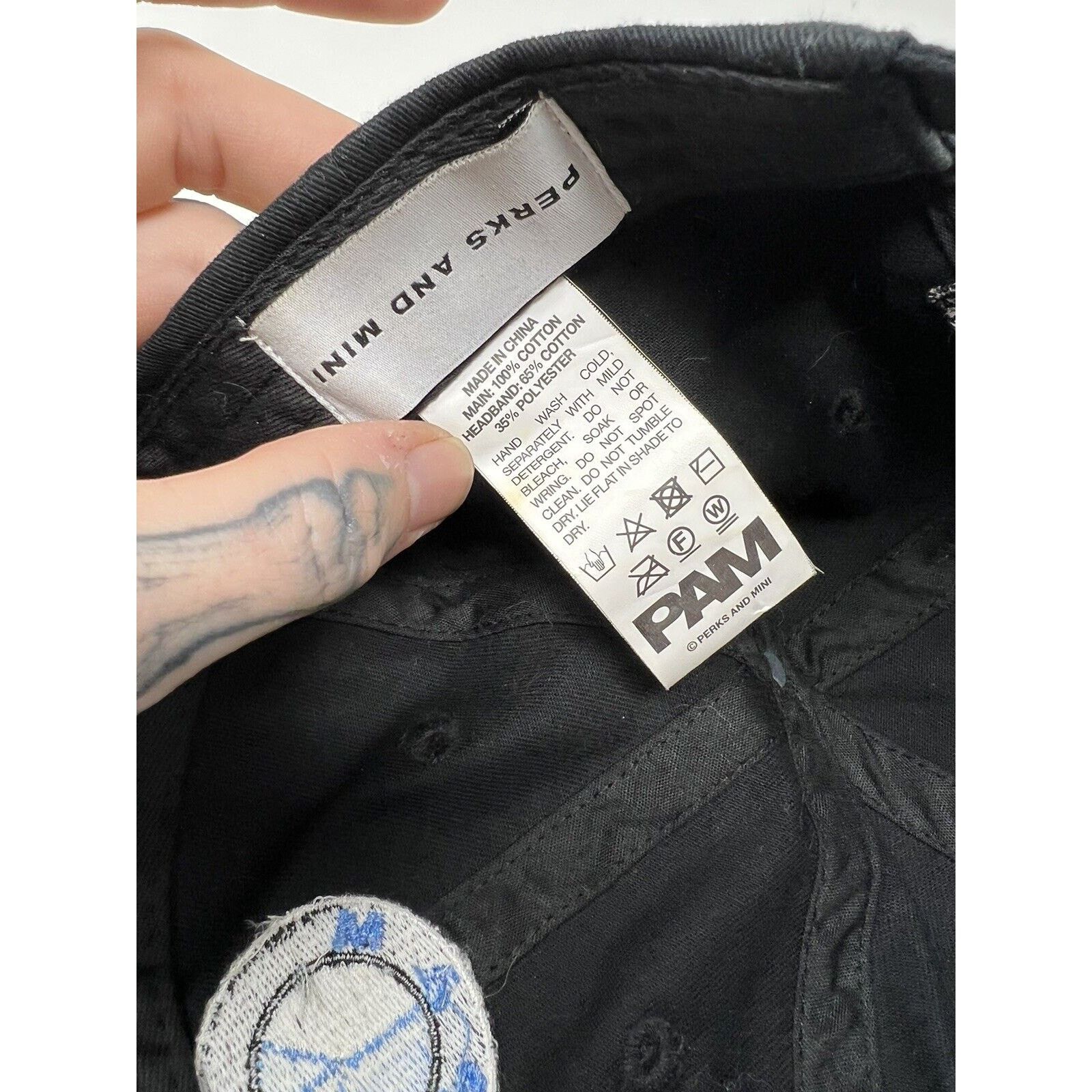Perks And Mini PAM!!! Mens ‘PAM’ Perks And Mini BMW logo Baseball Cap Rare Size ONE SIZE - 4 Thumbnail