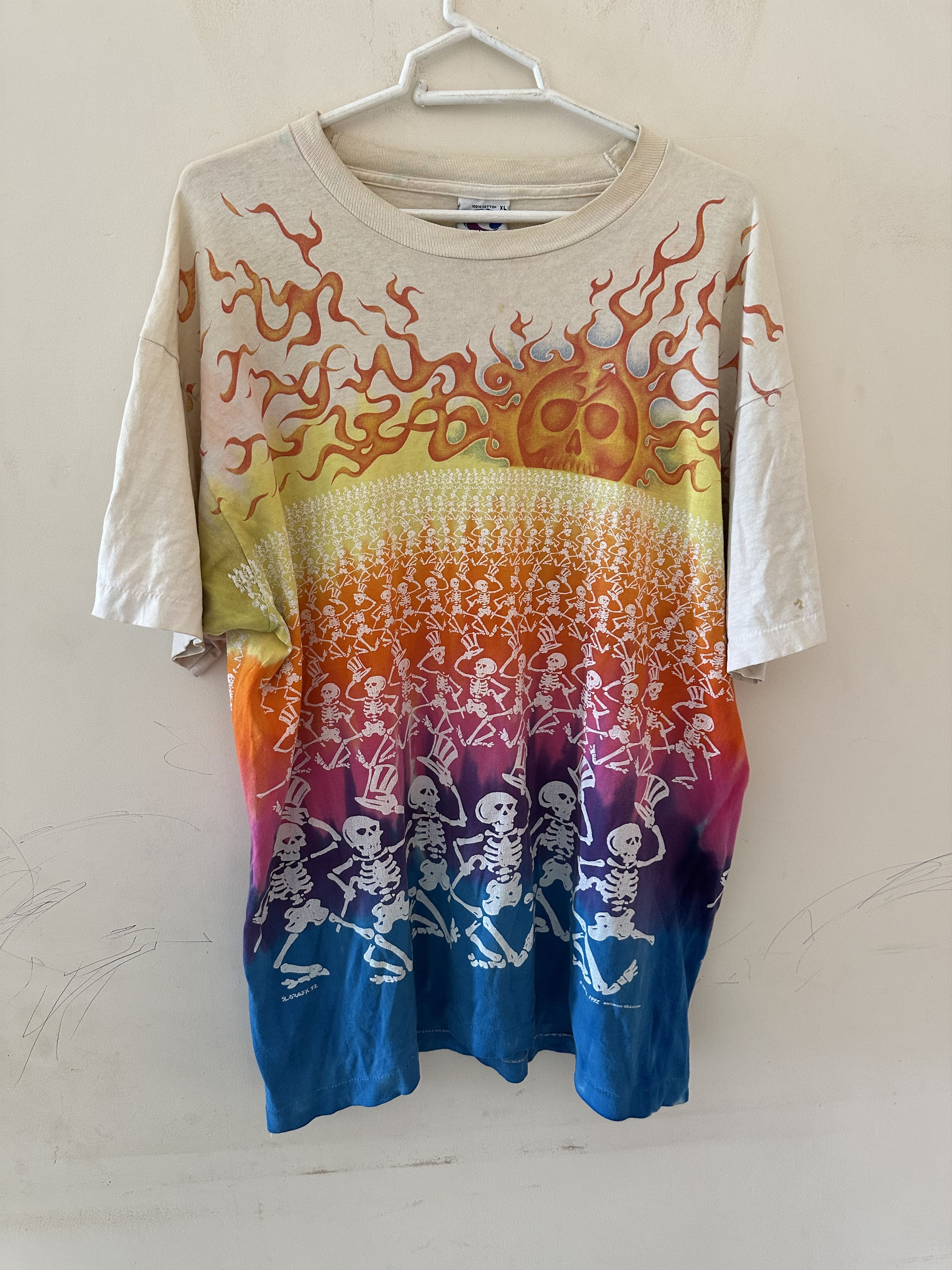 Liquid Blue × Vintage Vintage Grateful Dead 1992 Liquid Blue Tie-Dye T-Shirt XL Size US XL / EU 56 / 4 - 1 Thumbnail
