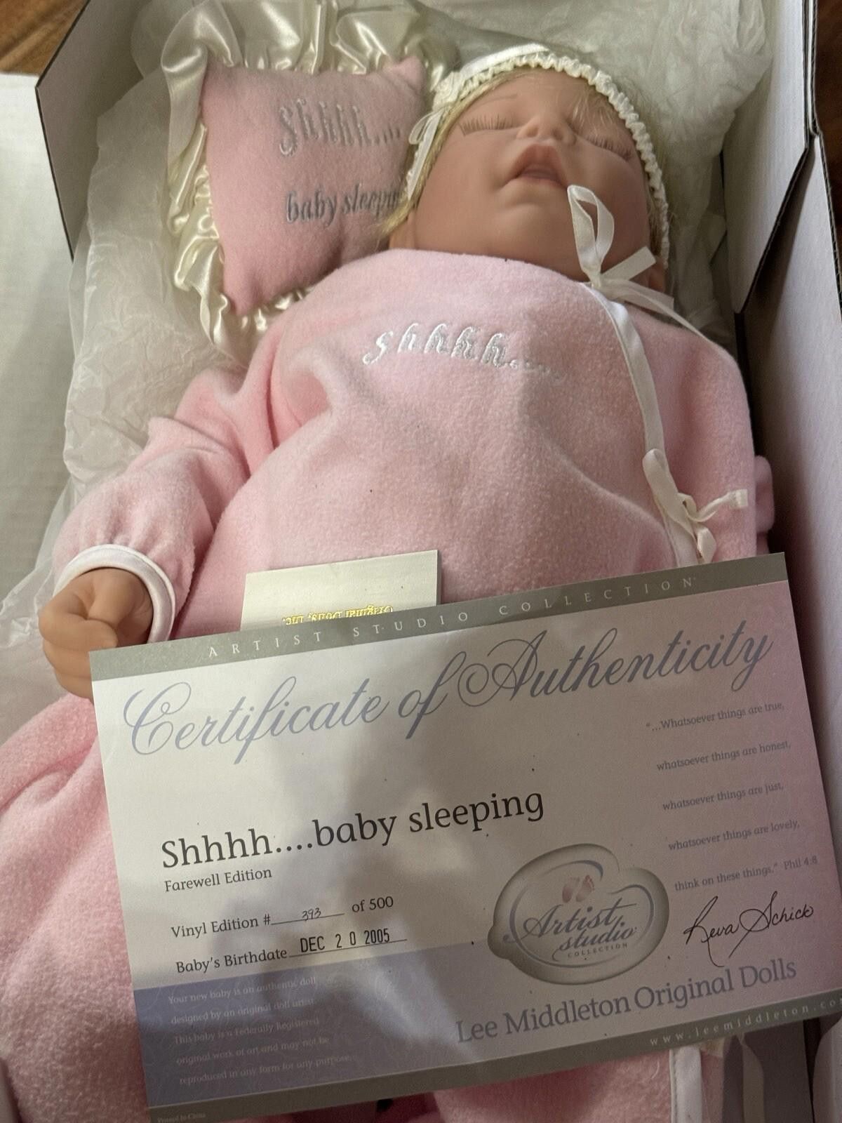 Other Lee Middleton By Reva So Sleepy Vinyl 2005 w/ COA 373/500 Size ONE SIZE - 4 Thumbnail