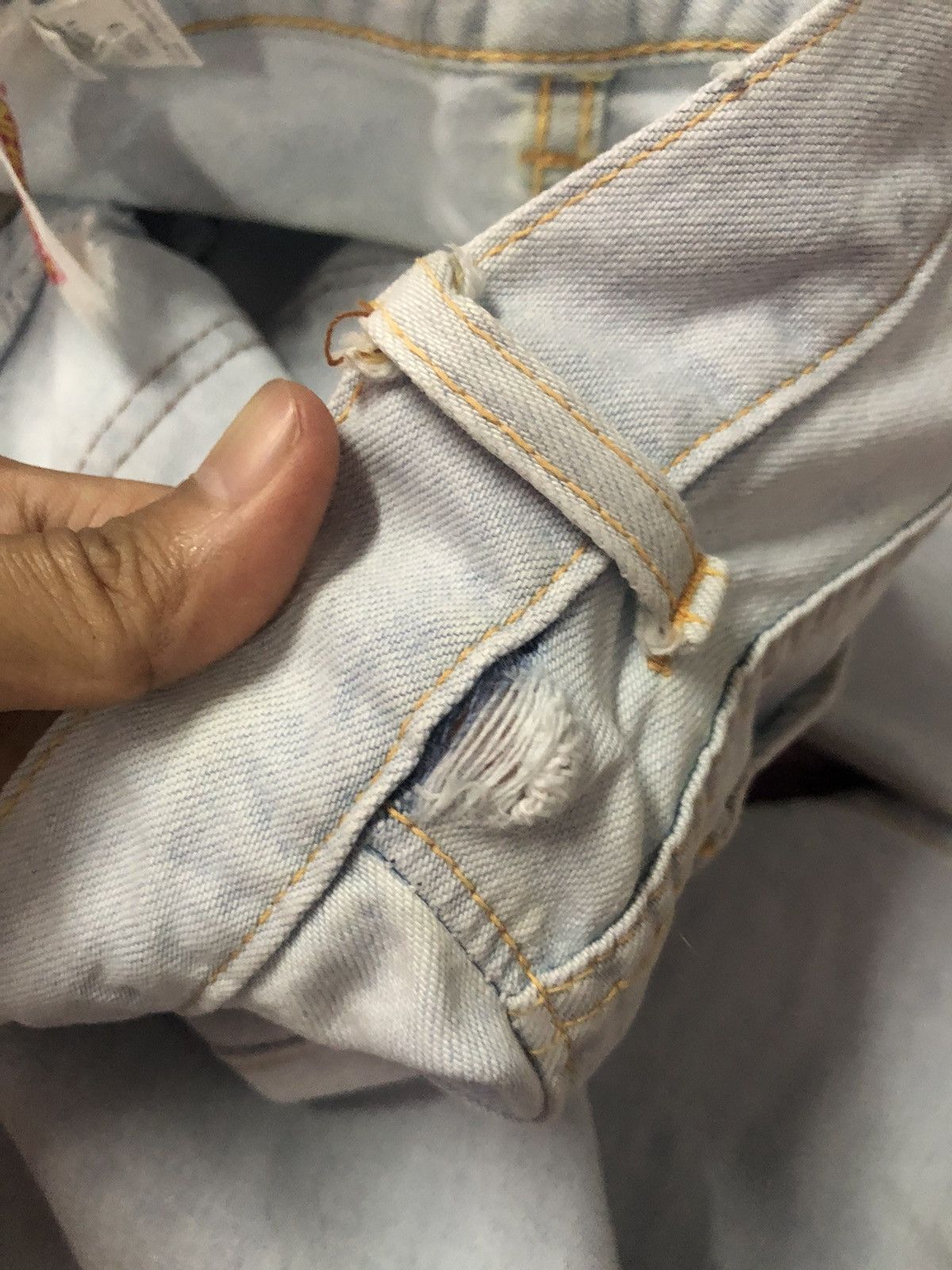 Big John Vintage Big John Flared Bootcut Light Wash Bush Pants Size US 30 / EU 46 - 14 Thumbnail