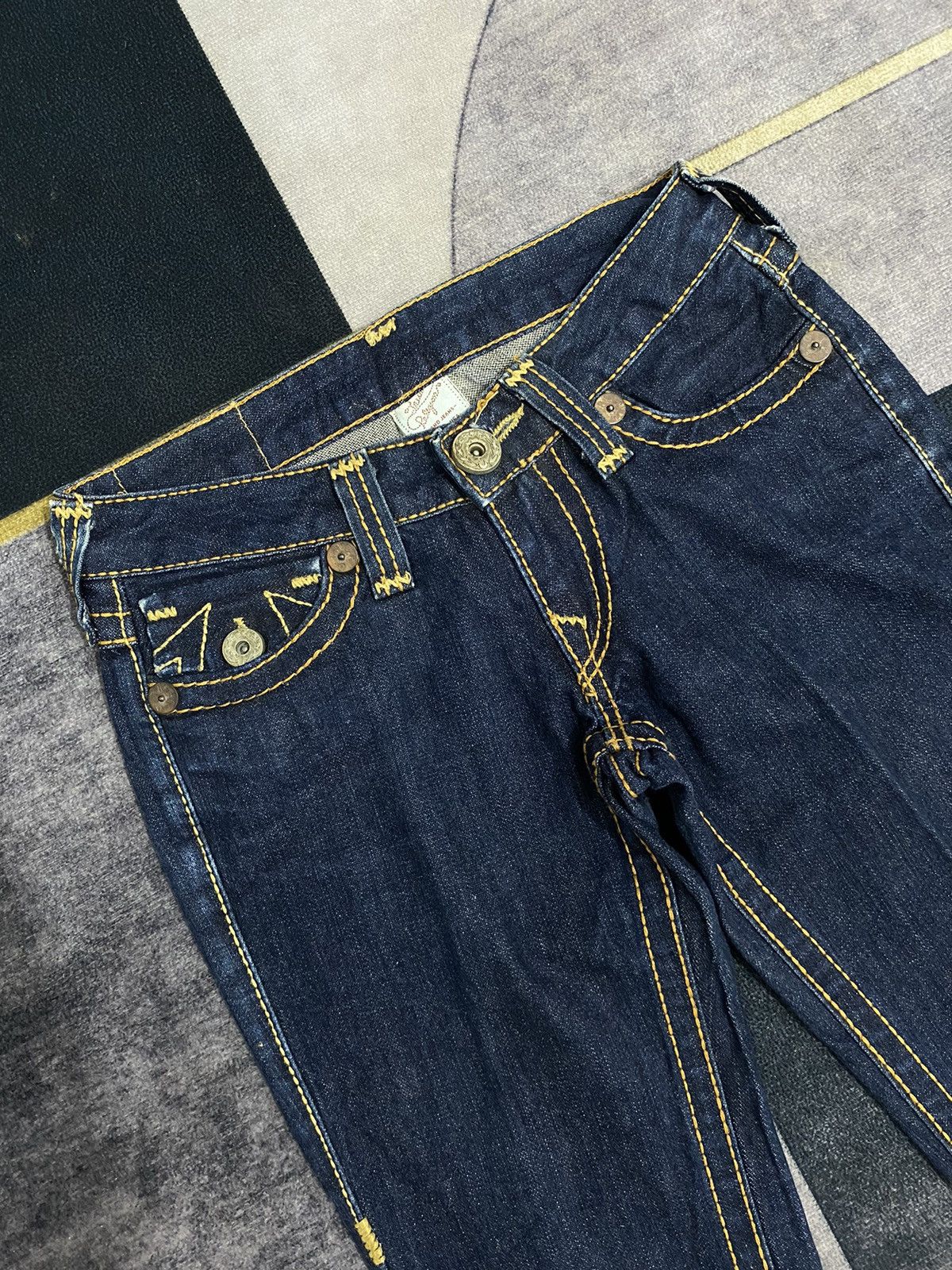 True Religion TRUE RELIGION FLARE BOOT CUT DENIM PANTS Size US 27 - 2 Thumbnail
