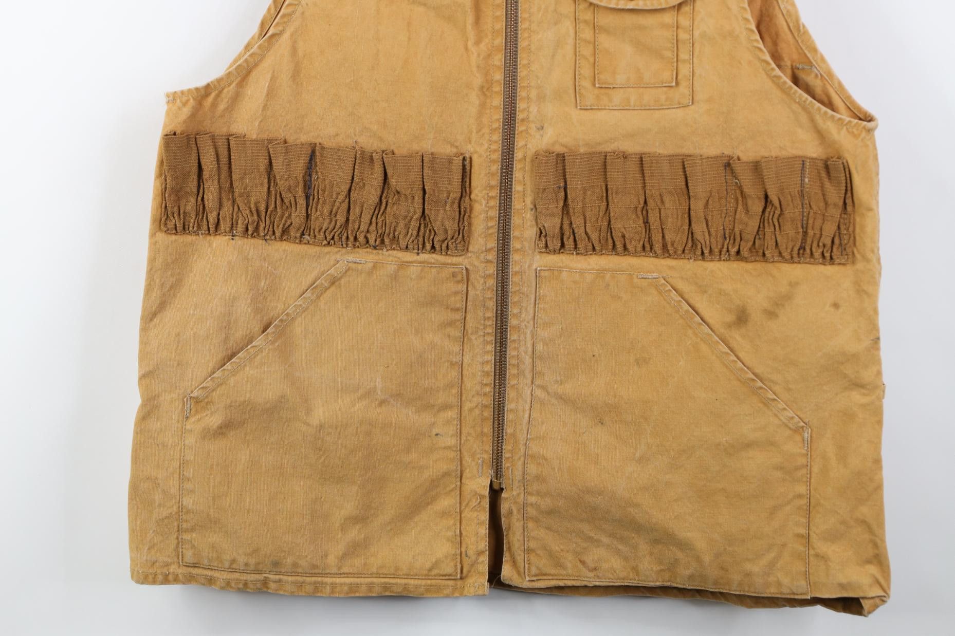 Vintage Vintage 50s Canvas Hunting Birding Vest Jacket Brown USA Size US M / EU 48-50 / 2 - 3 Thumbnail