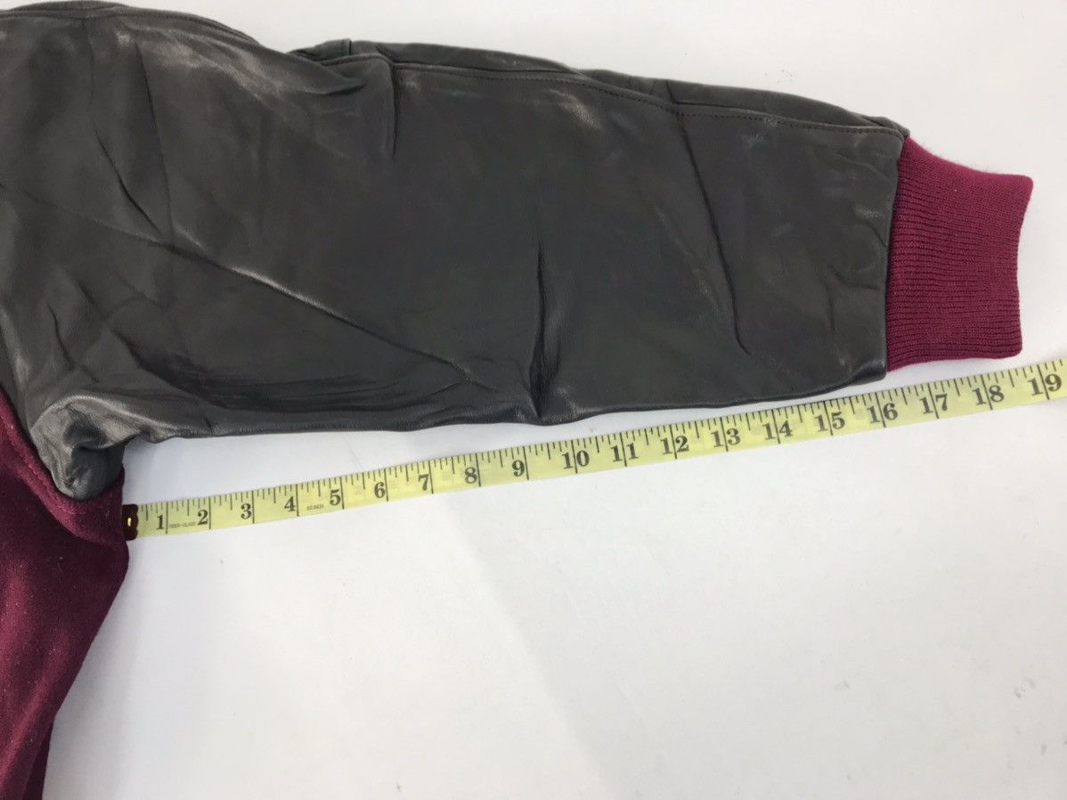 Vintage Dehen Indianna Varsity Jacket Leather Sleeve Wool Inner Size US XL / EU 56 / 4 - 11 Thumbnail
