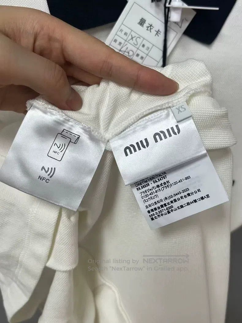Miu Miu Miu Miu Size XS New POLO short-sleeved dress Size XS / US 0-2 / IT 36-38 - 5 Thumbnail