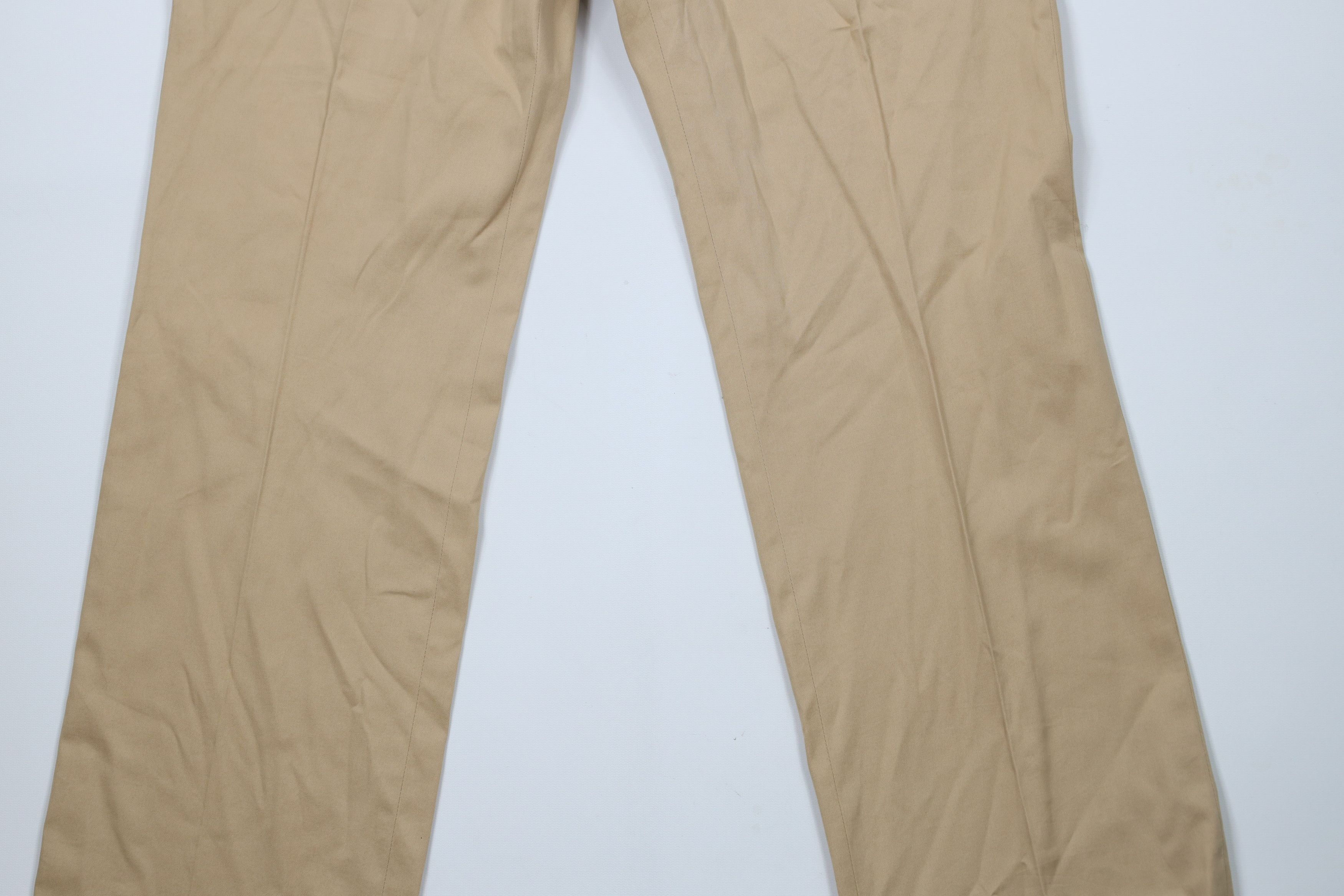 J.Crew × Vintage Vintage J Crew Distressed Straight Leg Chino Pants Cotton Size US 32 / EU 48 - 3 Thumbnail