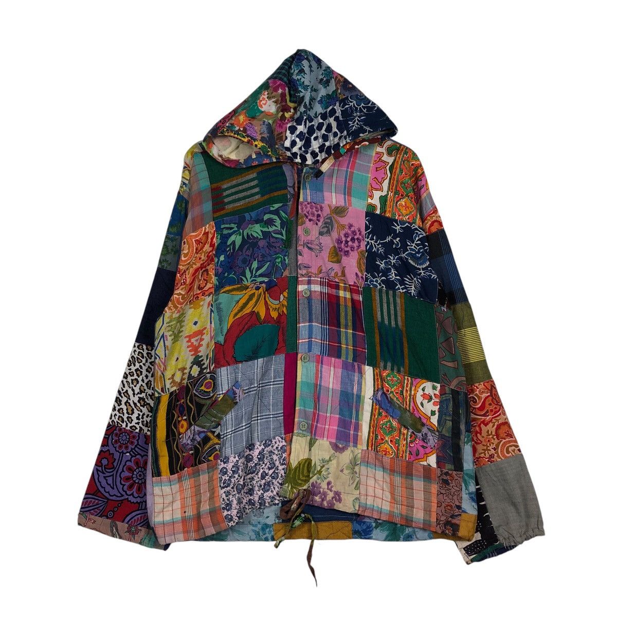 Japanese Brand 📌Vintage Patch Work Jacket Hoodie Eija Inspire Kapital Size US M / EU 48-50 / 2 - 2 Thumbnail