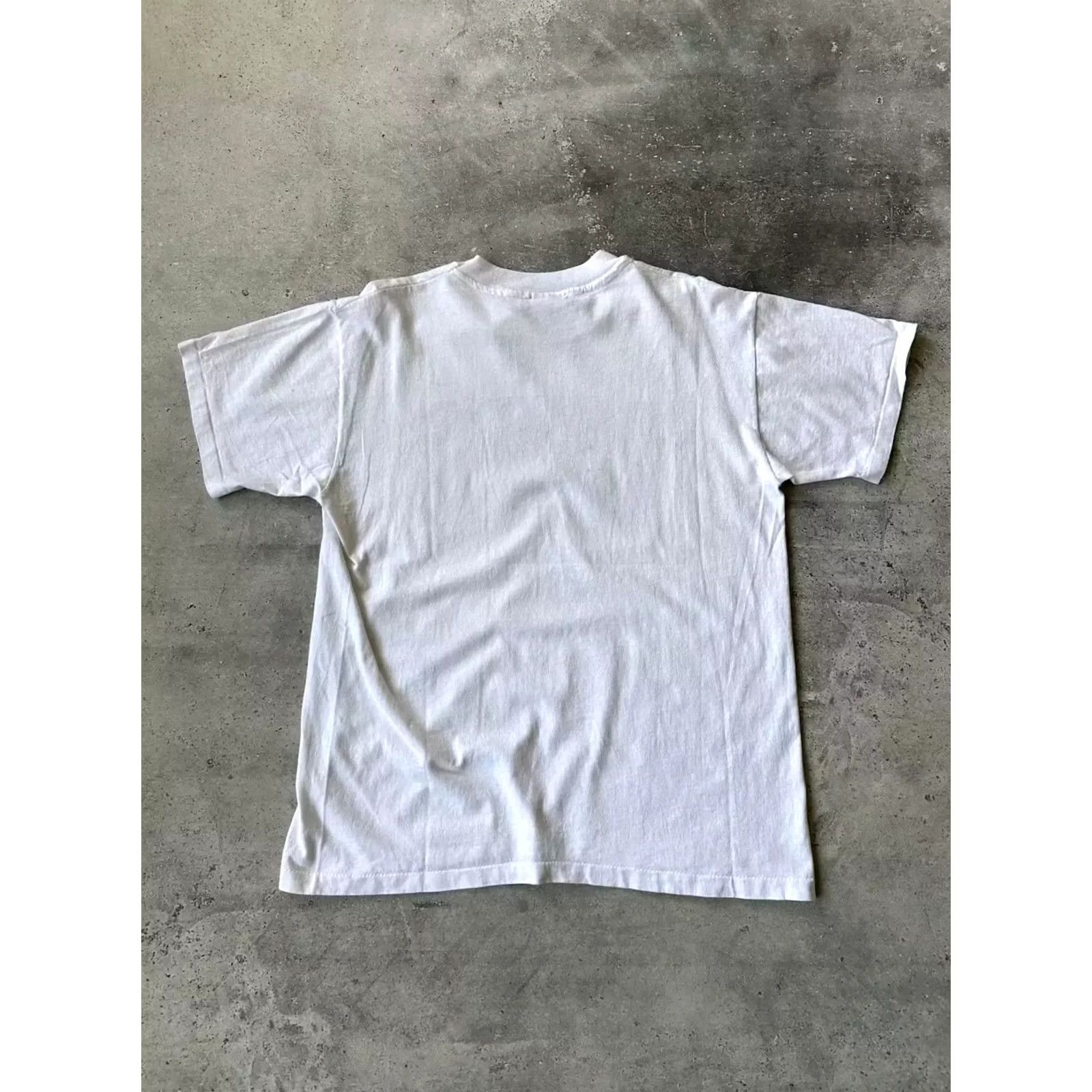 Levi's VINTAGE Levi's T-Shirt Men M White Graphic Print Crew Neck Short Sleeve 90s Size US M / EU 48-50 / 2 - 2 Thumbnail