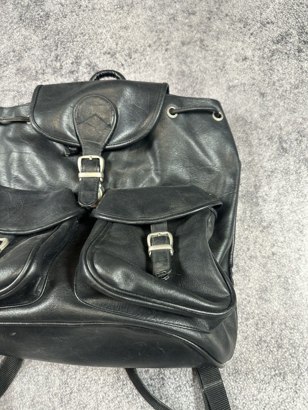 Leather Y2K Avant Garden Bag Black Lesther Streetwear opium alt Usa Size ONE SIZE - 3 Thumbnail