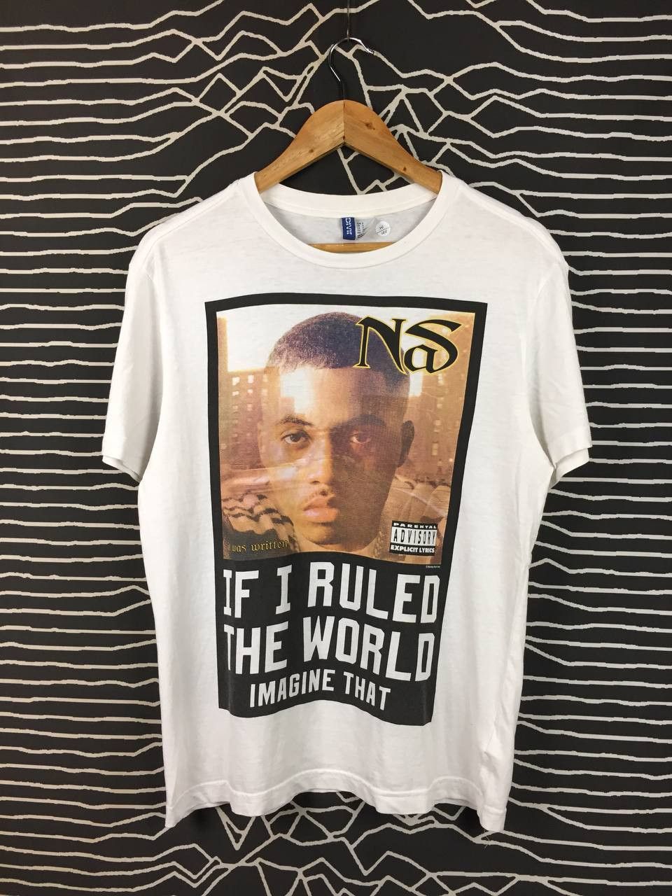 Rap Tees H&M Divided Nas If I Ruled The World (Imagine That) Rap Tee Size US S / EU 44-46 / 1 - 1 Thumbnail