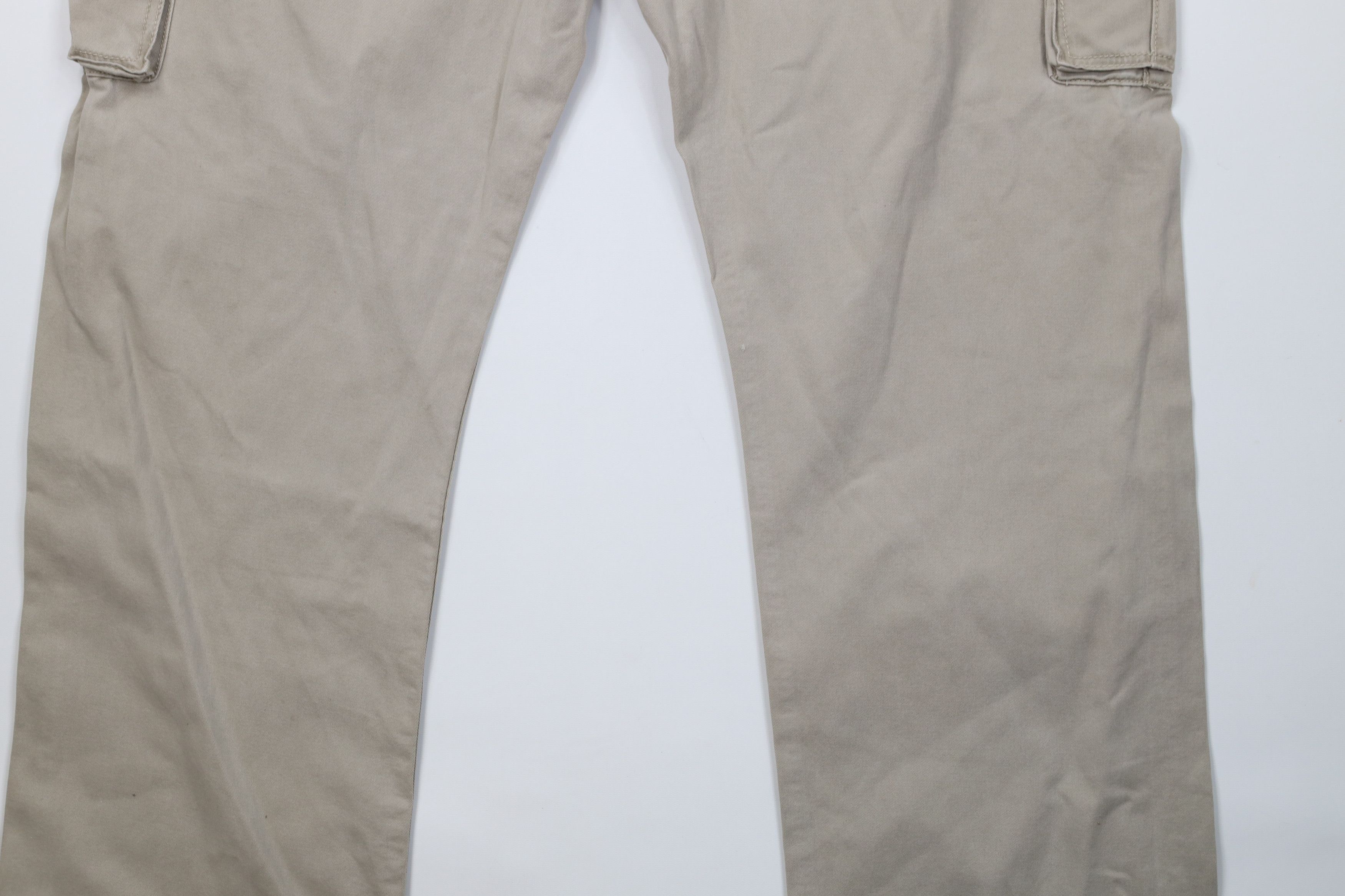 Levi's Vintage Y2K Levis Fit Wide Leg Cargo Pants Beige Cotton Size US 44 / EU 60 - 12 Thumbnail