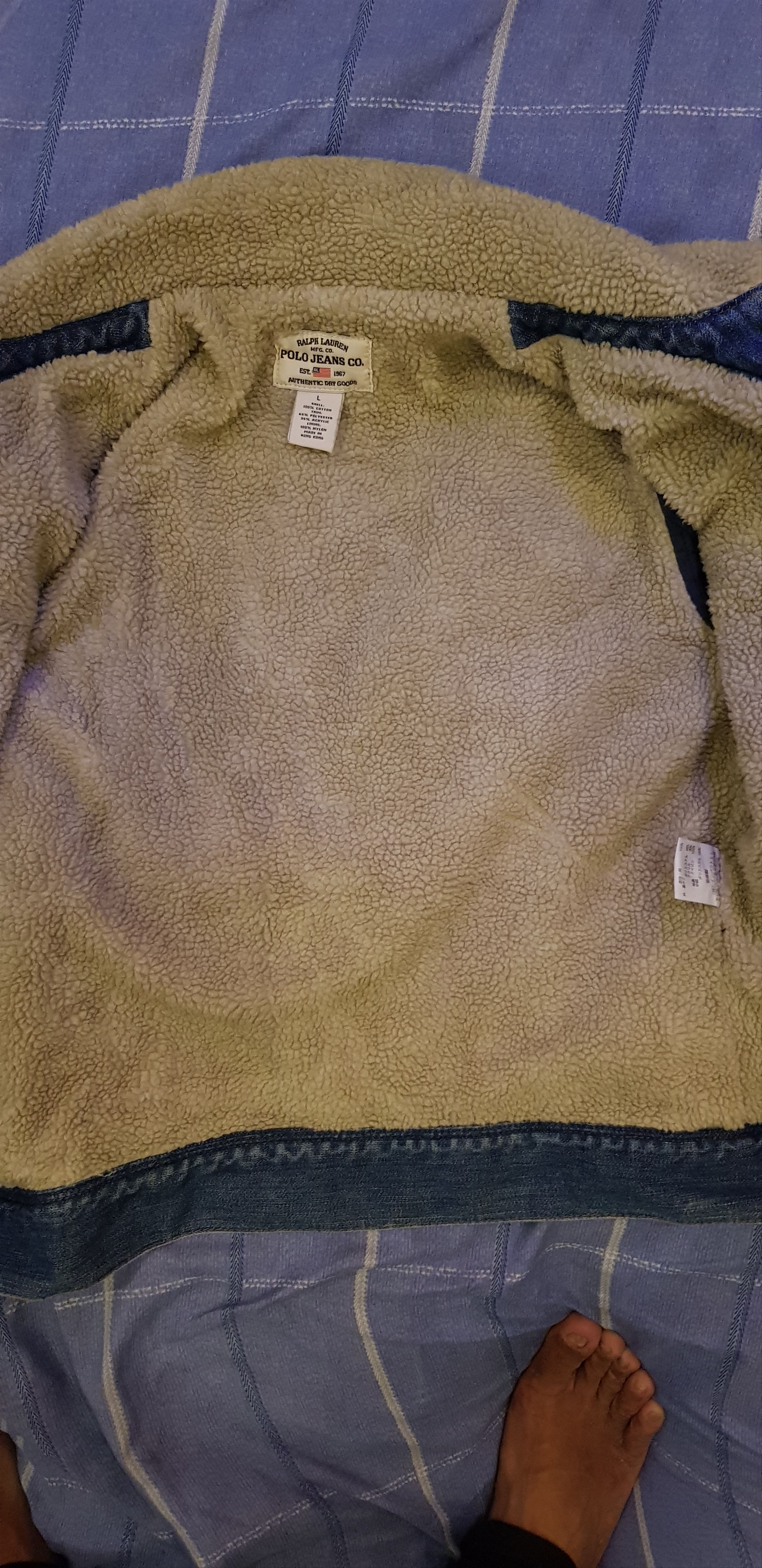 Polo Ralph Lauren Authentic Ralph Lauren Polo Jeans Co. Sherpa Denim Jacket Size US L / EU 52-54 / 3 - 11 Thumbnail