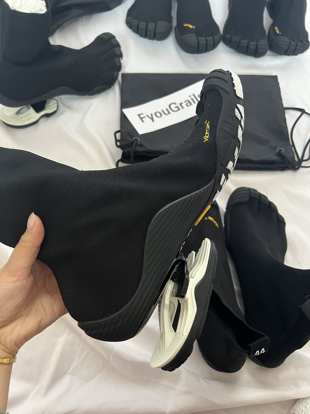 Balenciaga Balenciaga x Vibram Toe Shoes Heel version Sz.40 Size US 7 / EU 40 - 2 Thumbnail