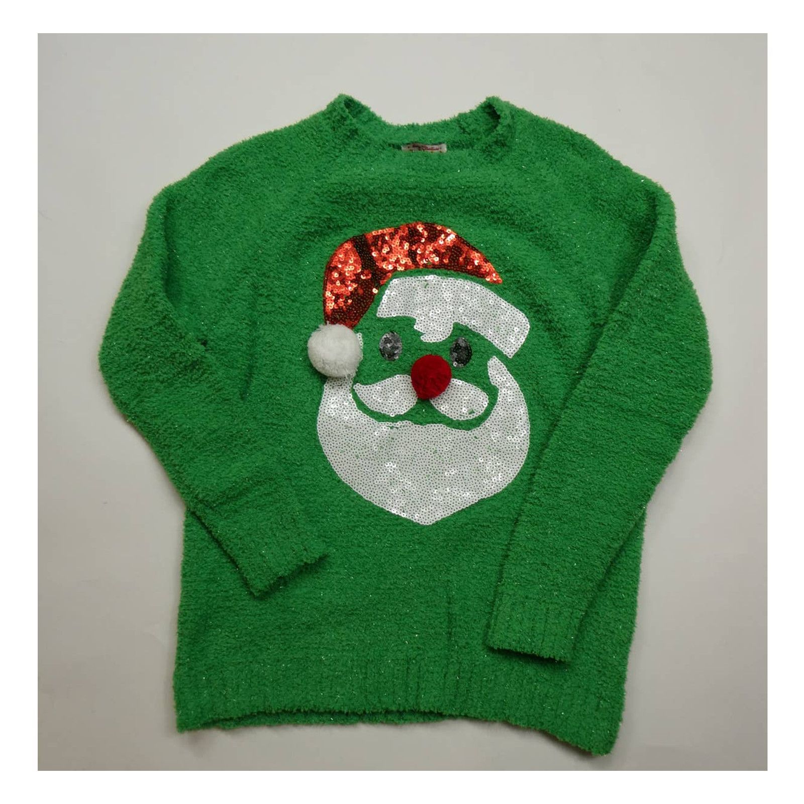 Other MERRY CHRISTMAS by POOF Santa sweater, large, NEW WITH TAGS Size L / US 10 / IT 46 - 1 Thumbnail