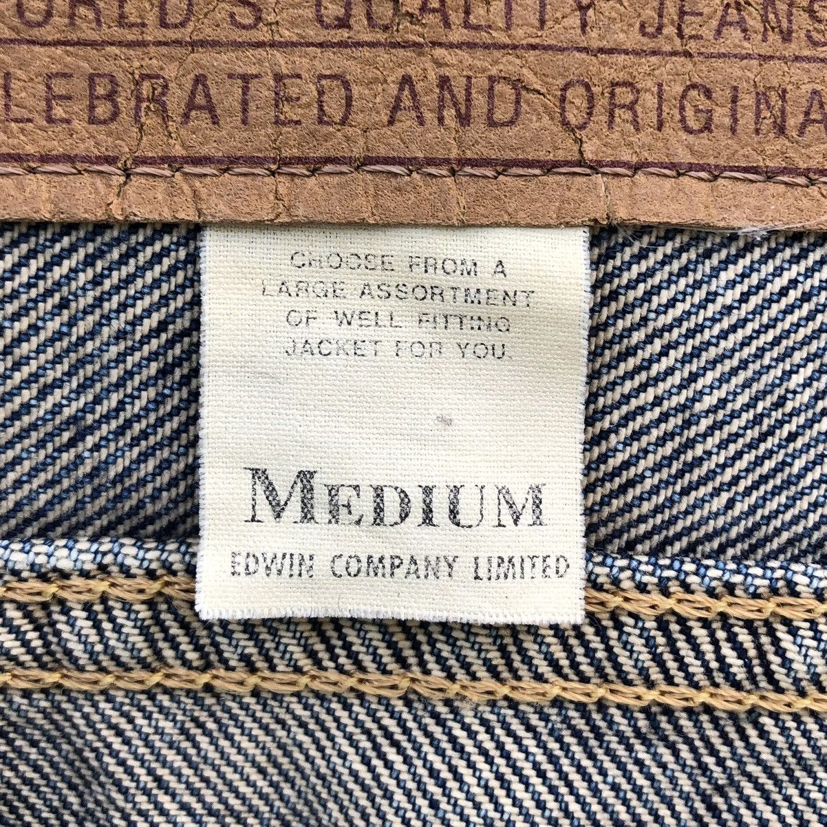 Edwin Vintage EDWIN Company Limited Denim Tracker Jacket Size US M / EU 48-50 / 2 - 16 Thumbnail