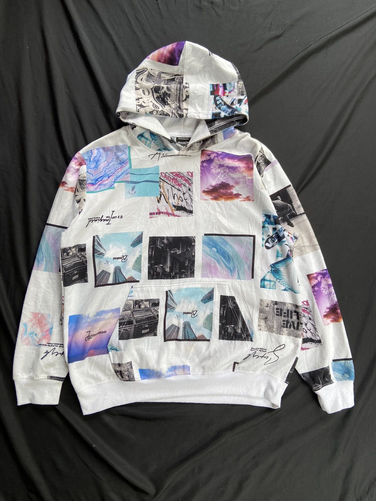 If Six Was Nine × Japanese Brand × Le Grande Bleu (L.G.B.) BEAUMERE SKATEBOARD IF IT CAN BE IMAGINED CREATED HOODIE Size US L / EU 52-54 / 3 - 1 Thumbnail