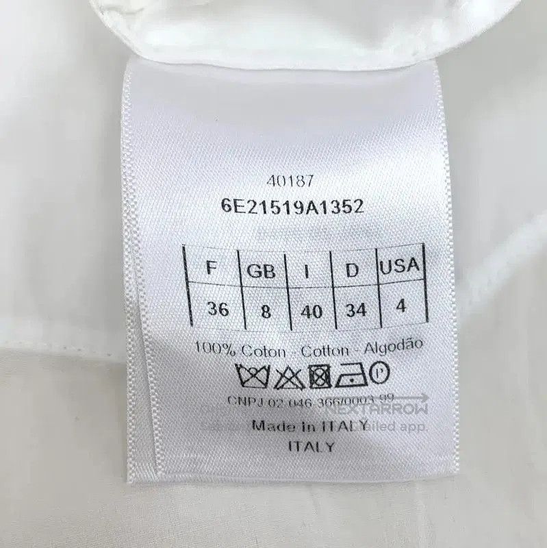 Dior Dior White Cotton XS Women's Dress . Size XS / US 0-2 / IT 36-38 - 5 Thumbnail
