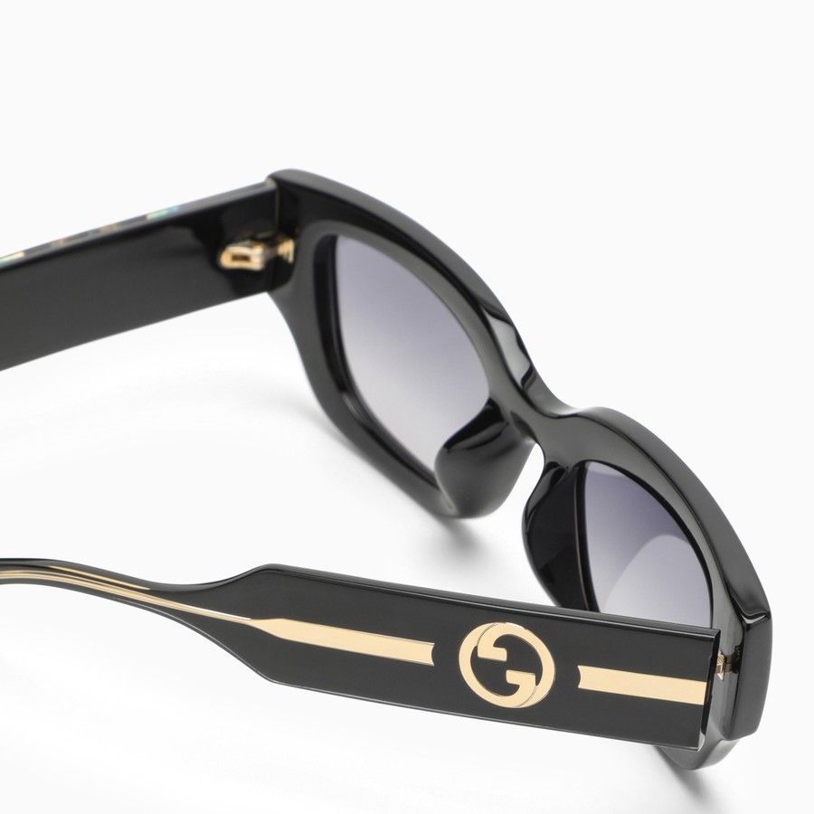 Gucci o1d2blof0824 Size: OS / Rectangular Sunglasses in Black Size ONE SIZE - 3 Thumbnail