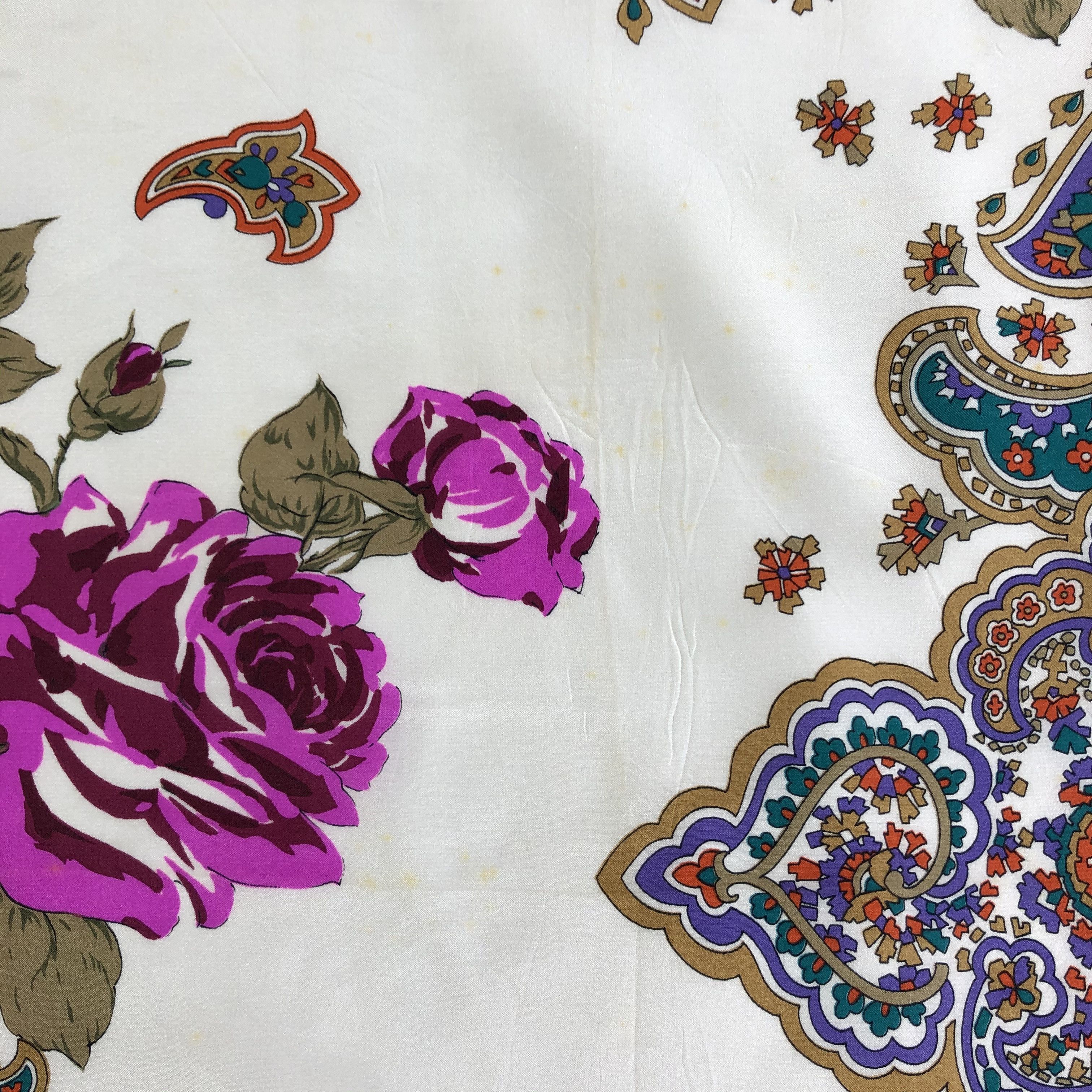Vintage Vintage Silk Scarf Size ONE SIZE - 6 Thumbnail