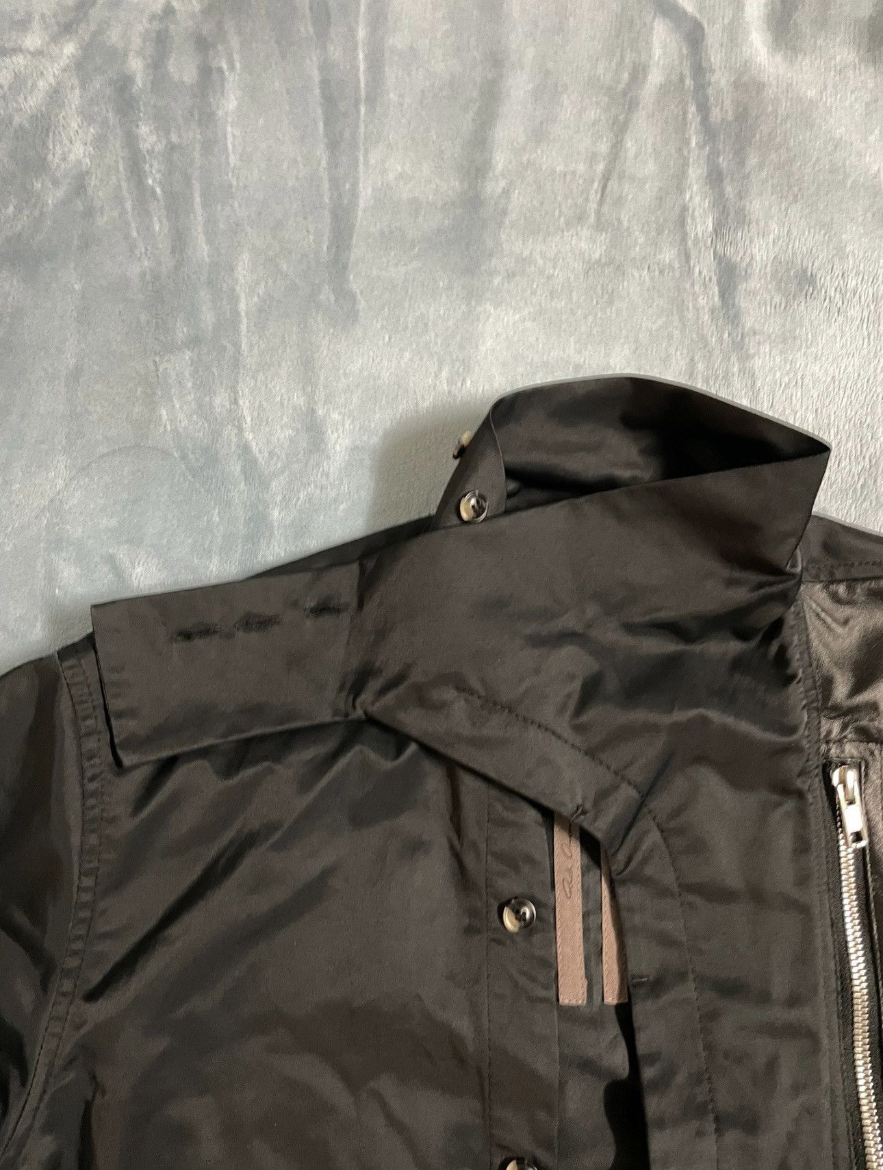 Rick Owens Rick Owens 14ss leather zipper shirt Size US M / EU 48-50 / 2 - 3 Thumbnail