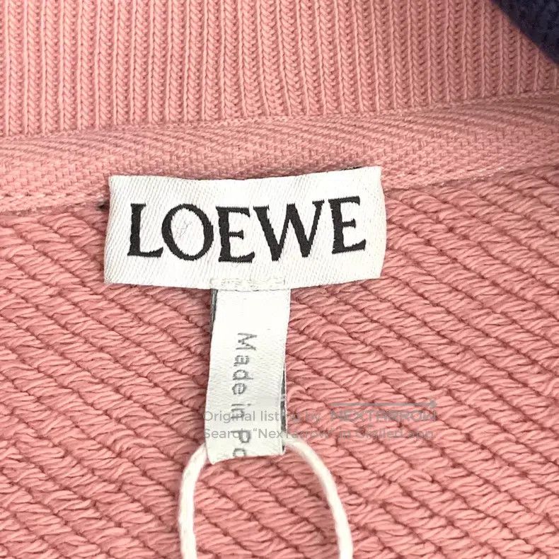 Loewe Loewe Pink logo embroidered cotton hooded drawstring long Size XL / US 12-14 / IT 48-50 - 6 Thumbnail