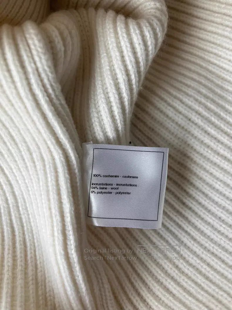 Chanel Chanel Beige camellia knitted hollow skirt flower bud skir Size 25" / US 0 / IT 36 - 6 Thumbnail