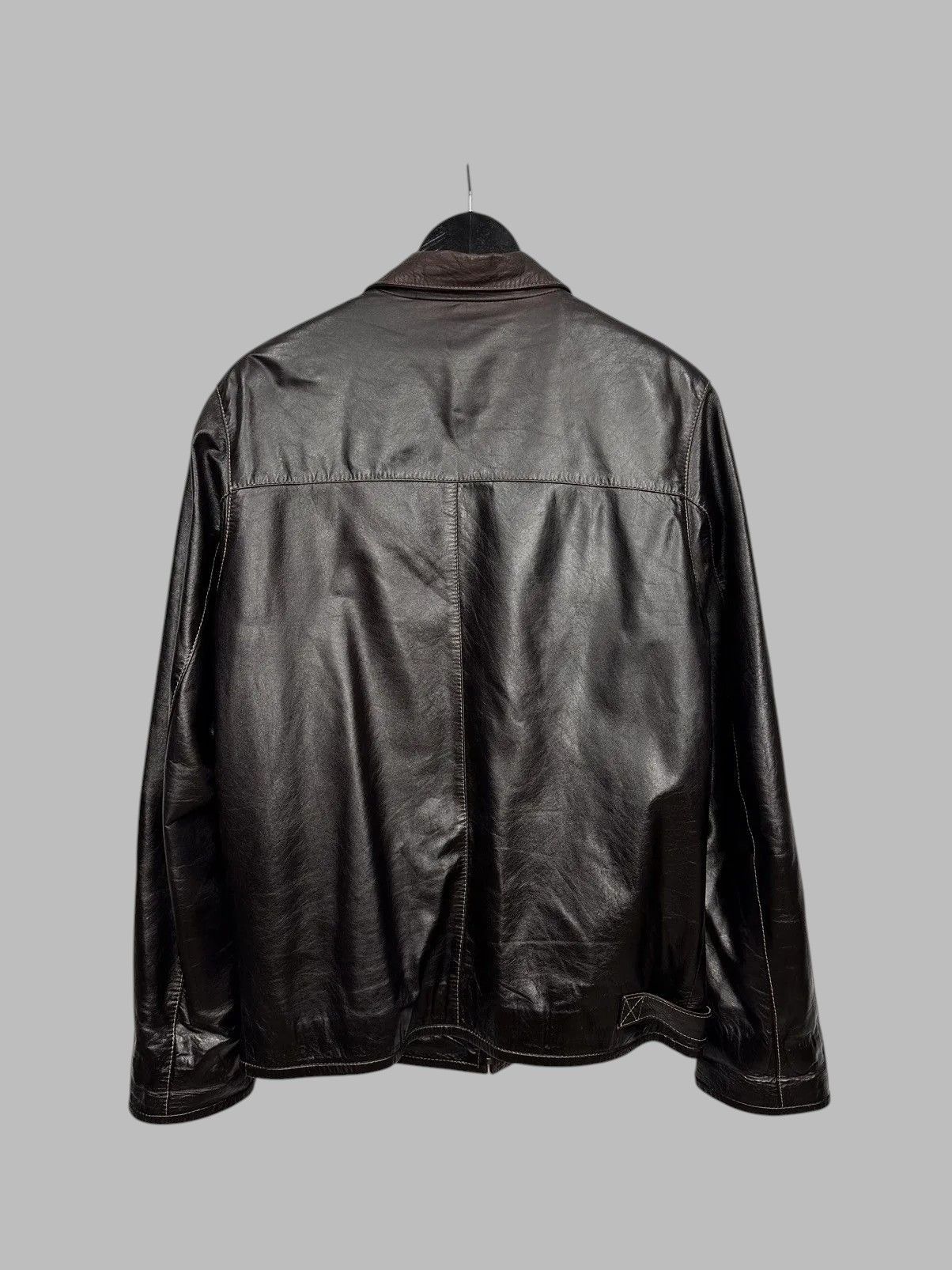 Dolce & Gabbana Leather Jacket Vintage Junya Watanabe Avantgarde Style Size US M / EU 48-50 / 2 - 12 Thumbnail