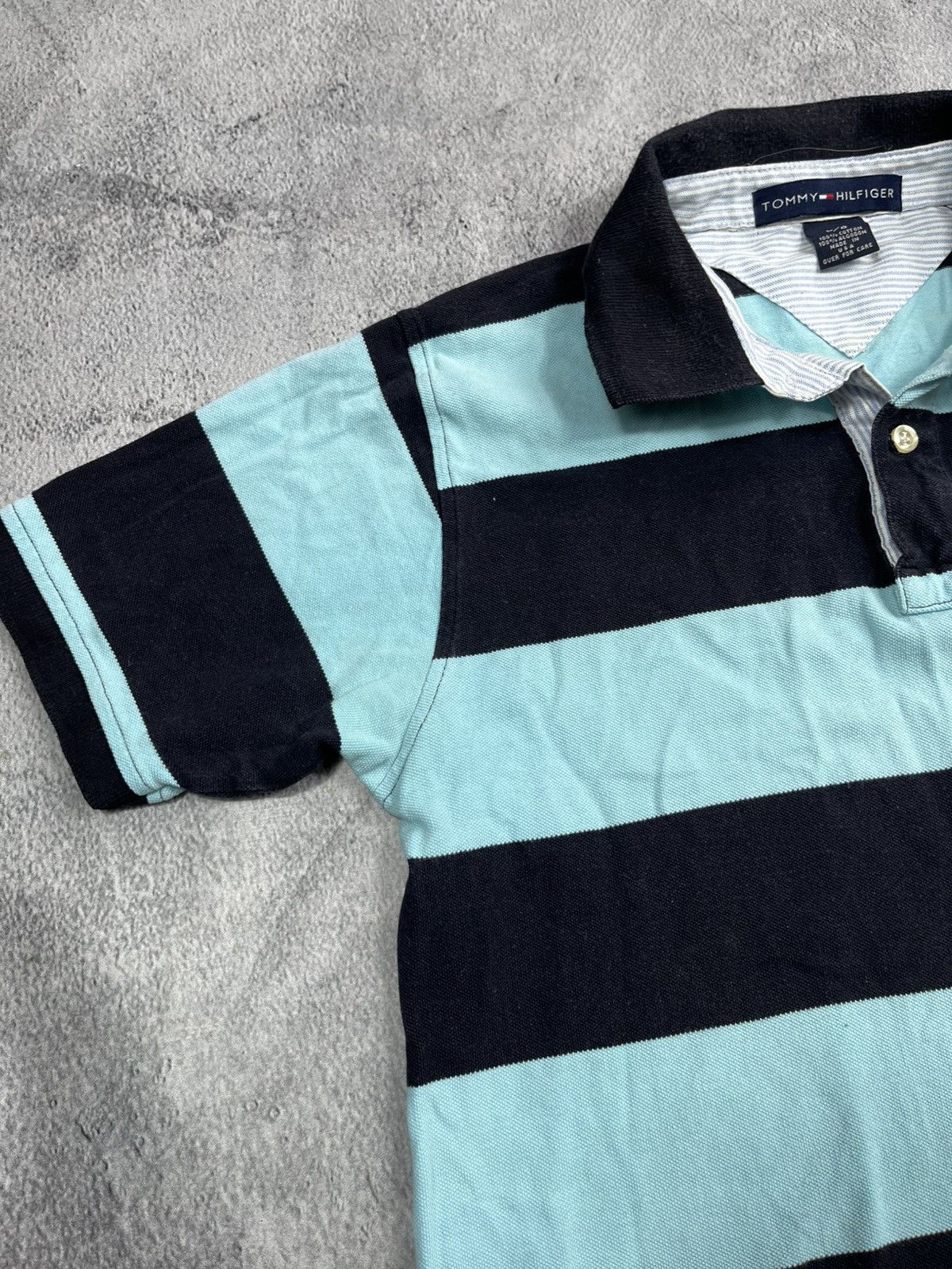 Tommy Hilfiger × Vintage Vintage Y2K Tommy Hilfiger striped polo tee old money L Size US L / EU 52-54 / 3 - 8 Thumbnail