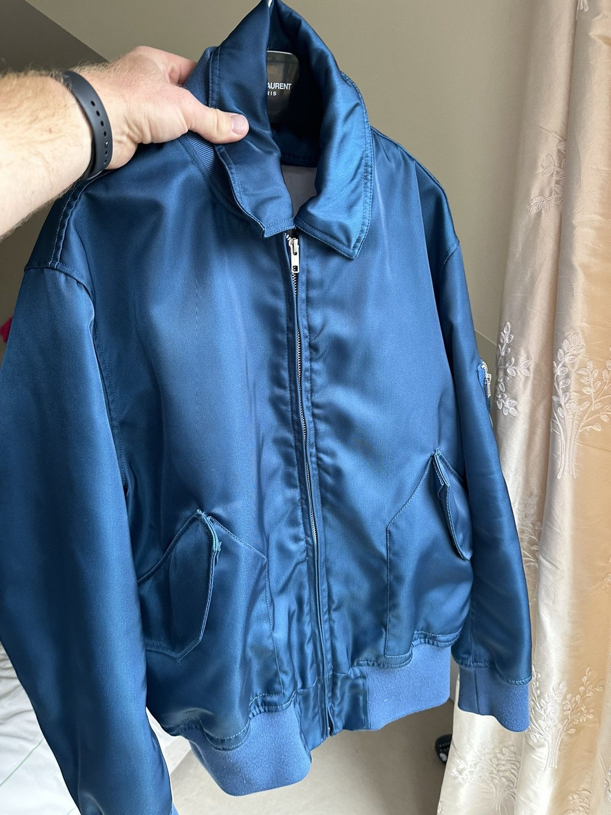 Calvin Klein 205W39NYC SS18 CK205w39nyc blue bomber jacket Raf Simons Grail Size US M / EU 48-50 / 2 - 13 Thumbnail