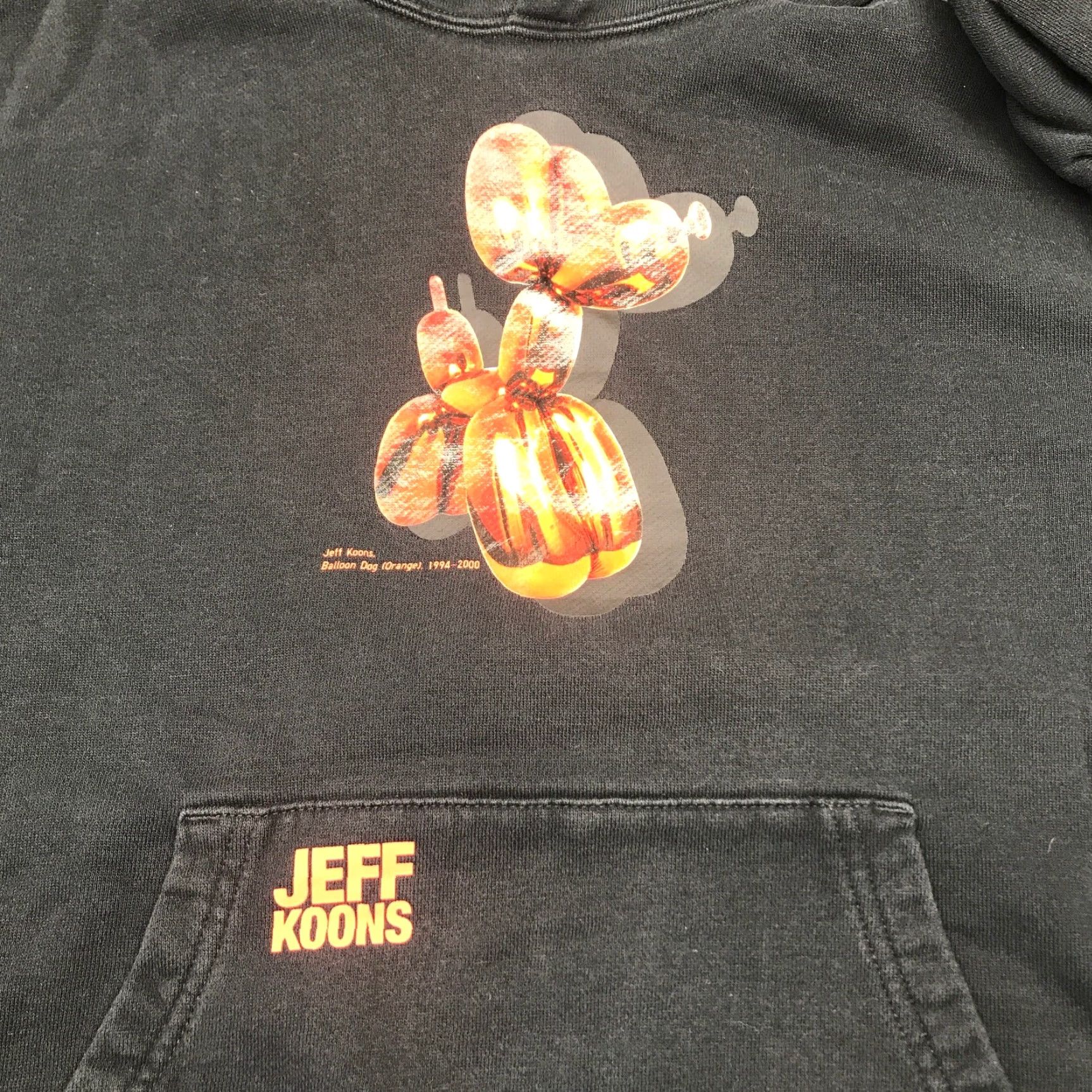 Uniqlo Uniqlo UT Jeff Koons Balloon Dog Hoodie Mens Small Black Crew Neck Long Sleeve Graphic Sweatshirt Cartoon Art Theme Size US S / EU 44-46 / 1 - 8 Thumbnail
