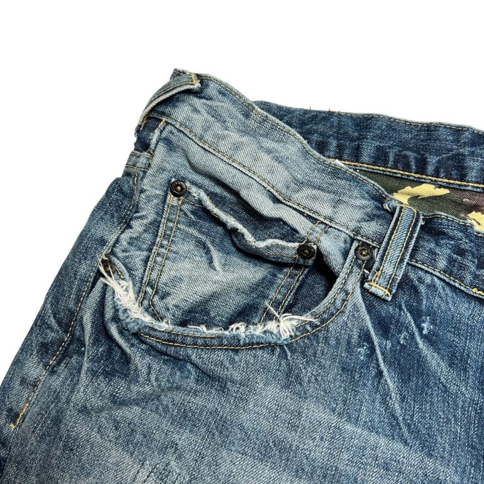 Prps PRPS Goods Demon Slim Jeans Size 36x34 Ripped Whiskered Size US 36 / EU 52 - 10 Thumbnail