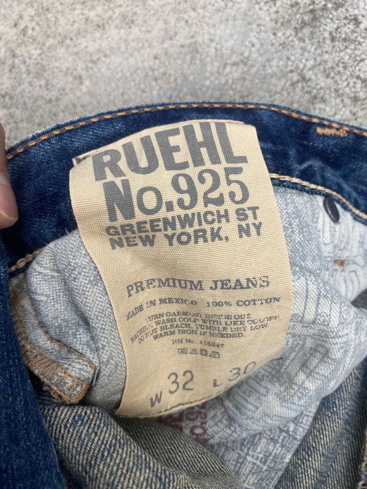 If Six Was Nine × Japanese Brand × Ruehl No. 925 Flare Jeans Ruehl No 925 Distressd Clawmark Size US 34 / EU 50 - 25 Thumbnail