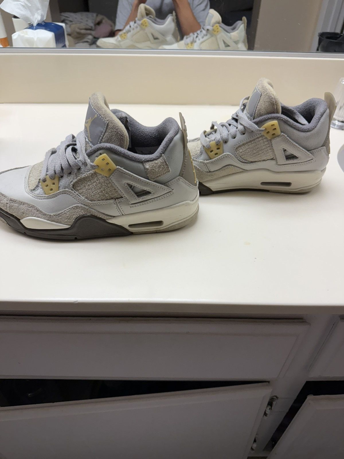 Nike Air Jordan 4 Retro SE“Craft”Grey Size US 7 / EU 40 - 3 Thumbnail