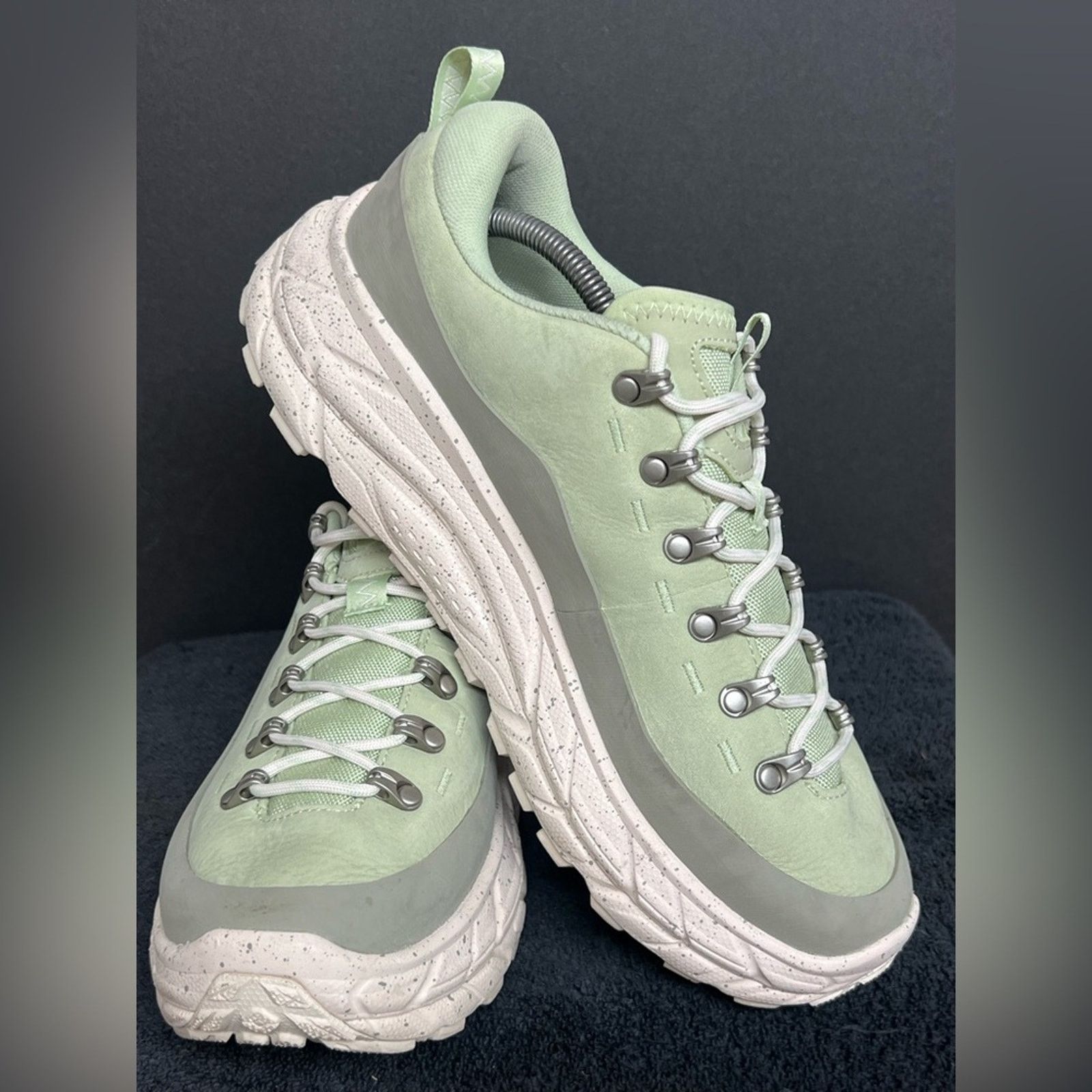 Hoka Hoka One U Tor Summit Seed Green Eggnog Shoes Men 10 W11 Size US 10 / EU 43 - 2 Thumbnail