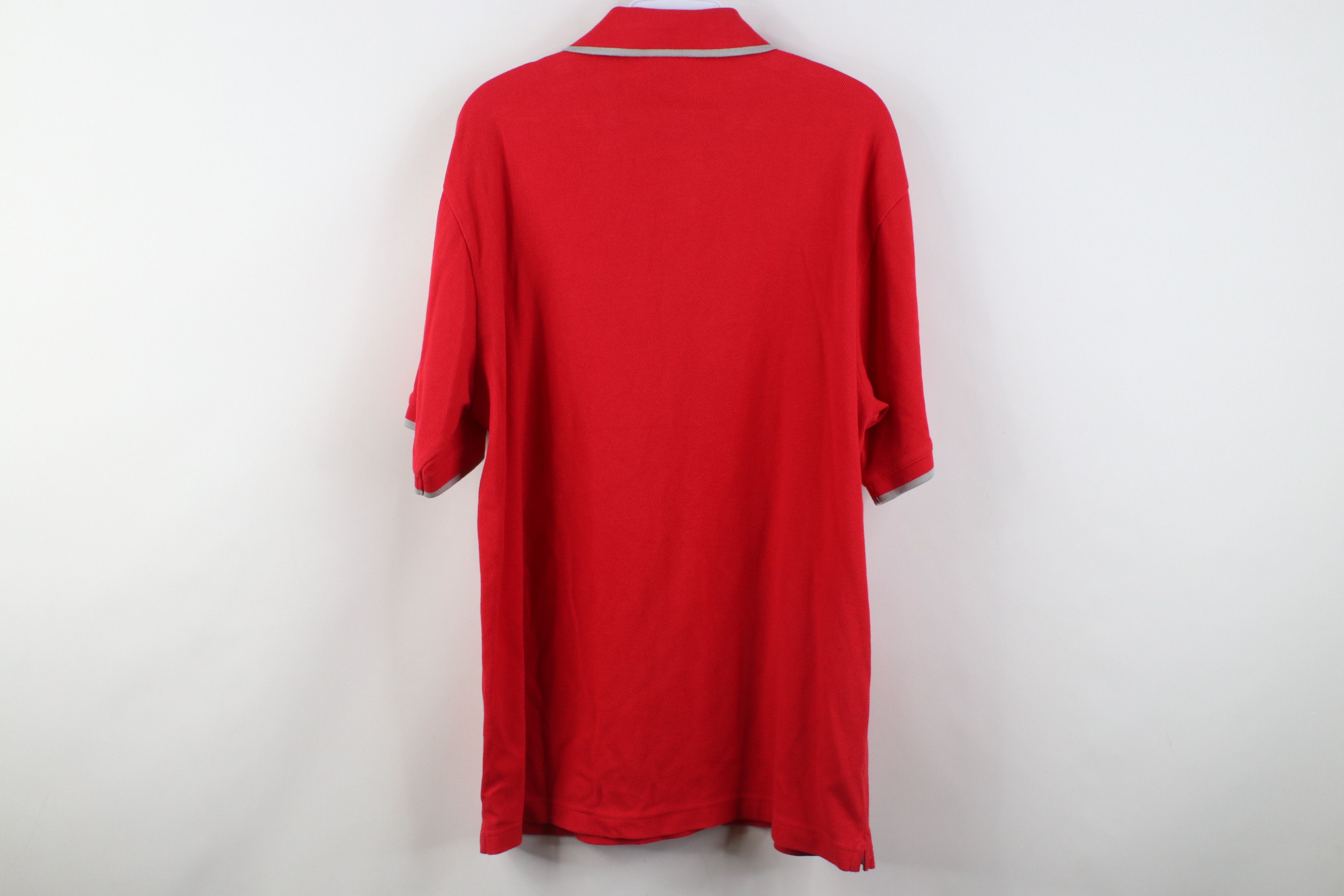Nike Vintage Nike Knit Ohio State University Golf Polo Shirt Red Size US L / EU 52-54 / 3 - 13 Thumbnail