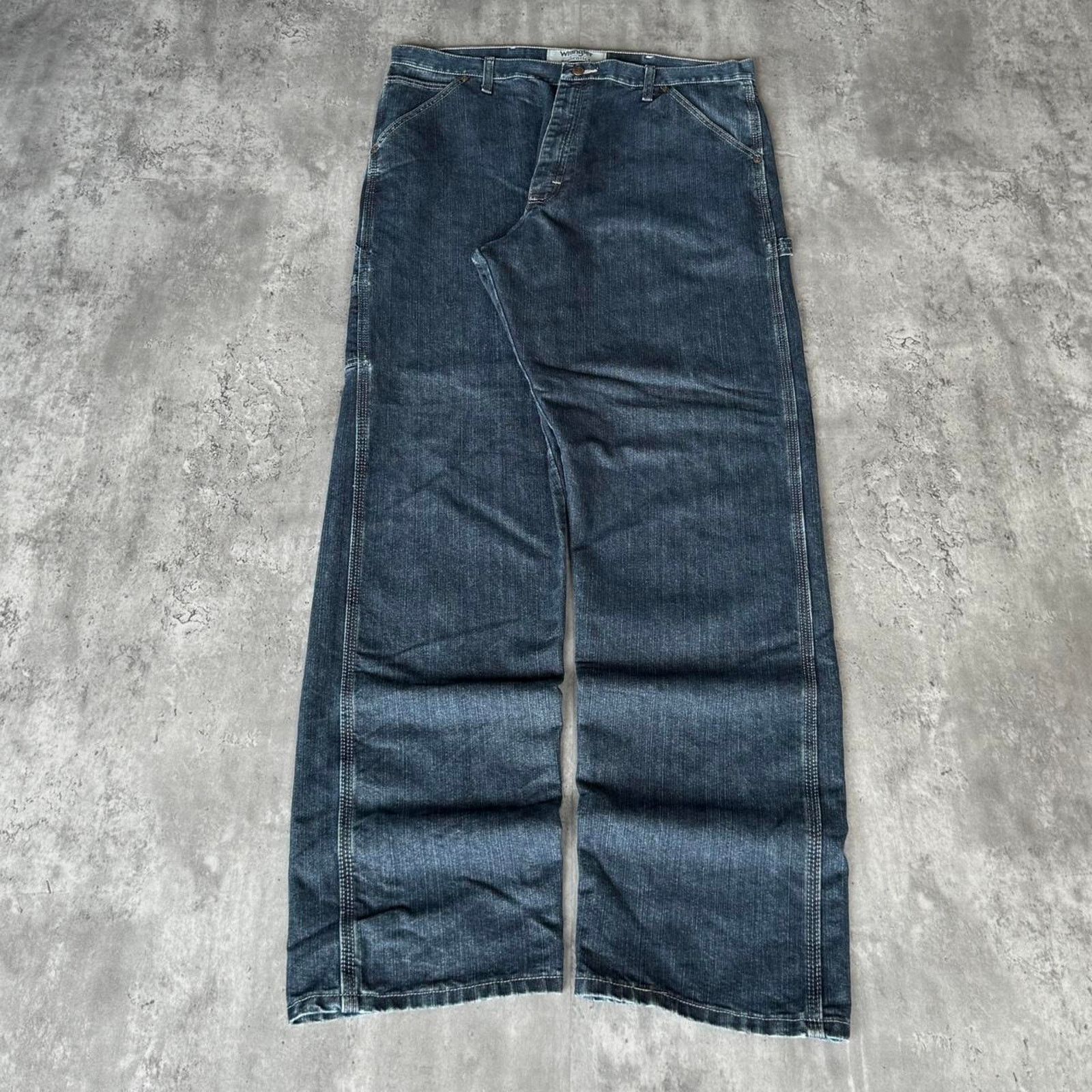 Carhartt × Vintage × Wrangler Vintage Y2K Carhartt Style Baggy Opium Carpenter Jeans Size US 38 / EU 54 - 2 Thumbnail